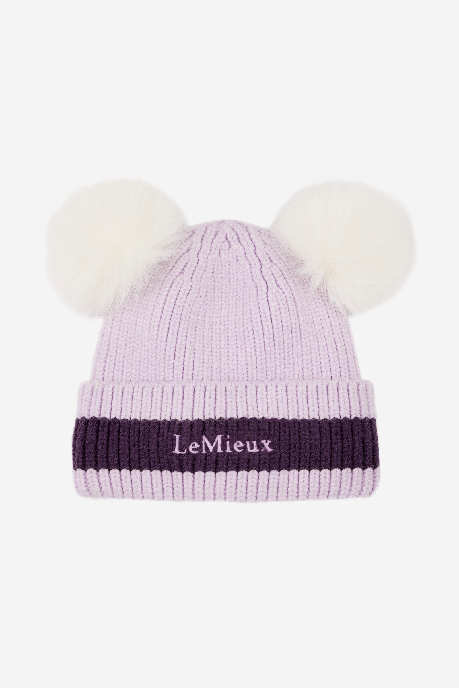 LeMieux Mini Double Pom bonnet enfant avec deux pompons