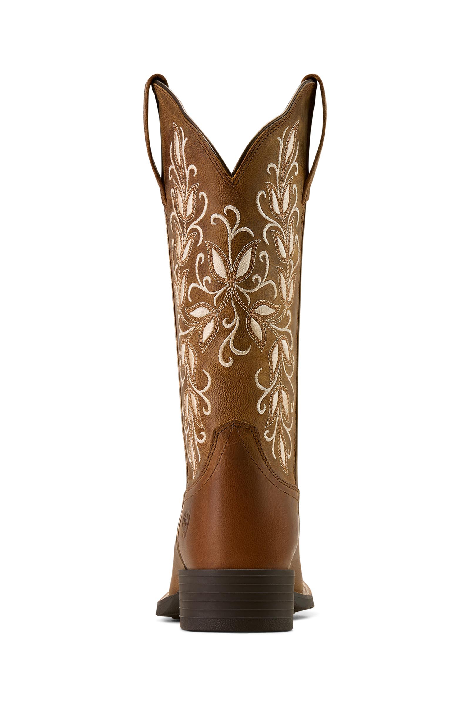 Ariat Bottes western Round Up Holly &agrave; bout carr&eacute; large pour femme  