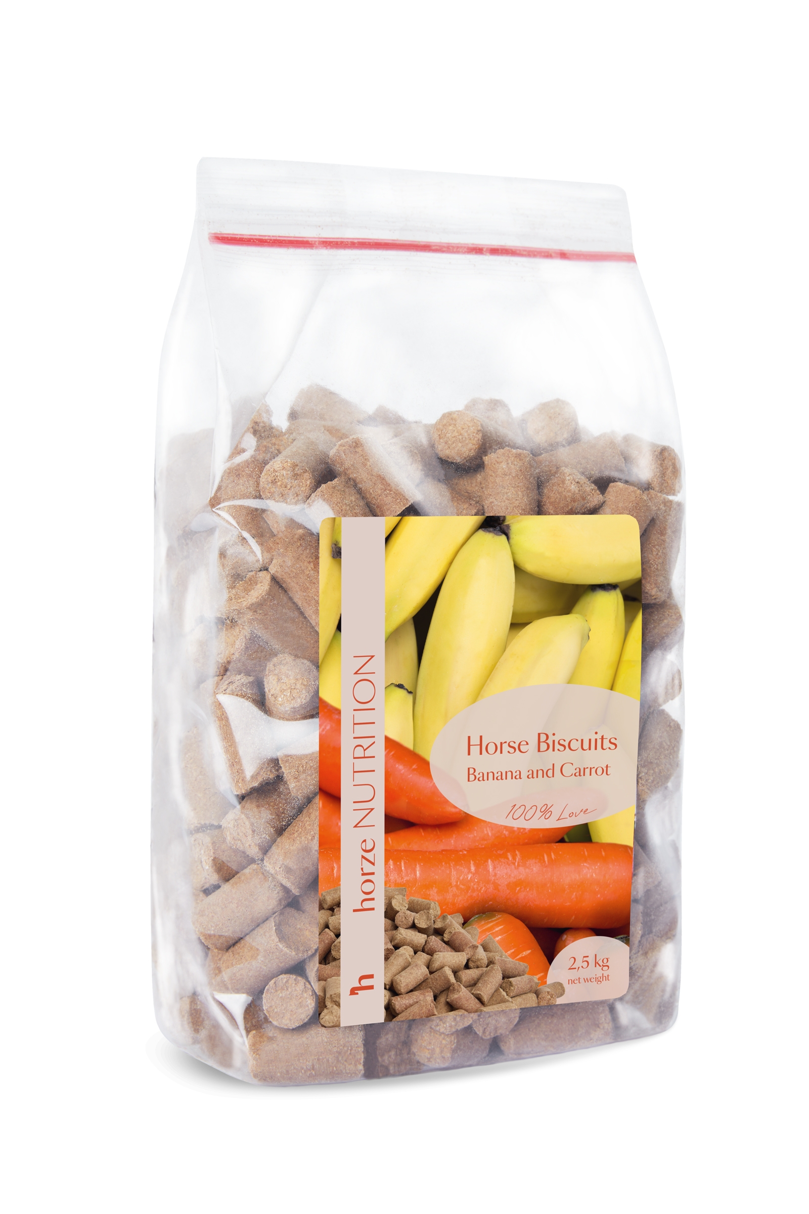 Biscuits Horze Banane & Carotte, Friandises 2,5 kg