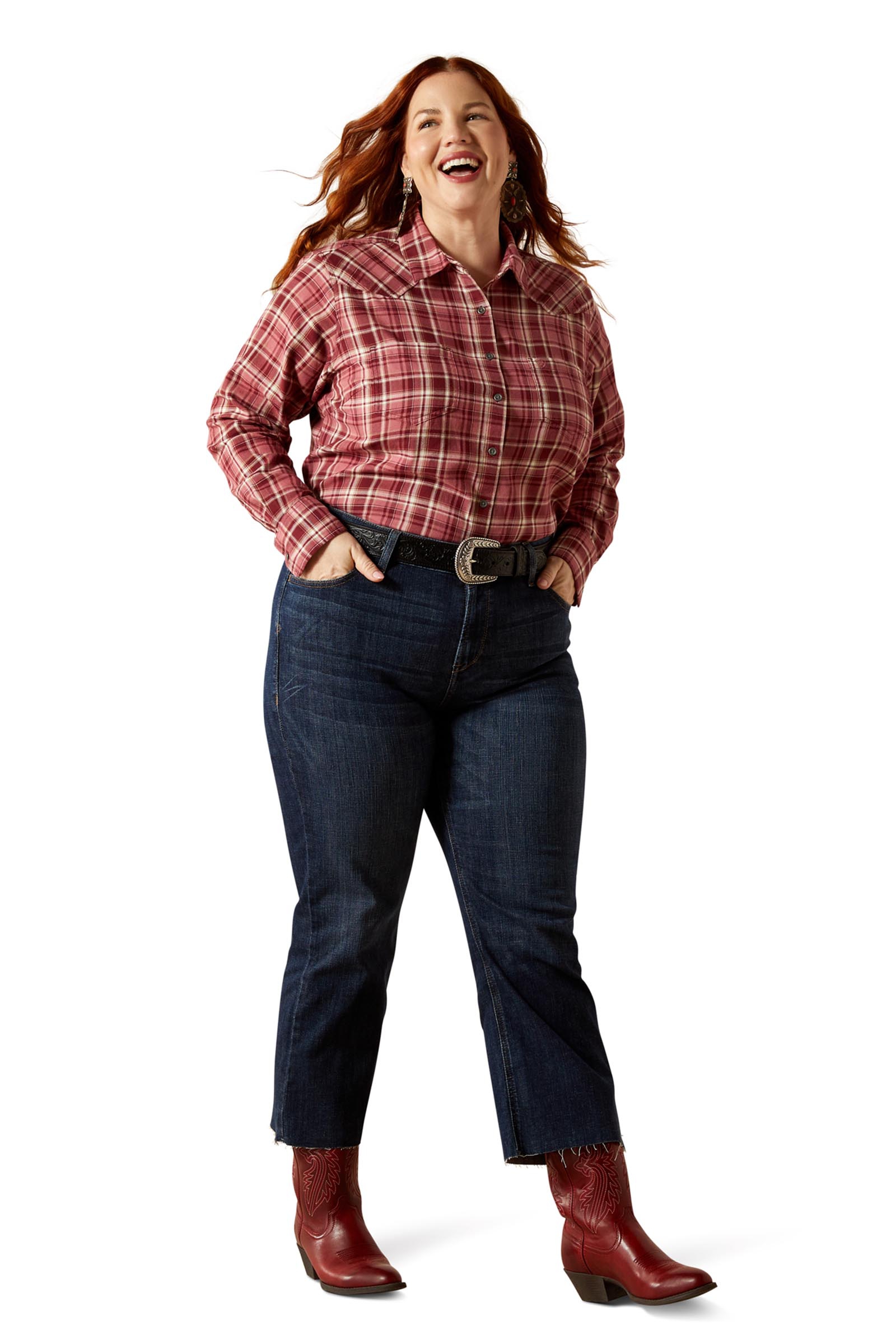 Ariat Billie Jean chemise &agrave; manches longues pour femme