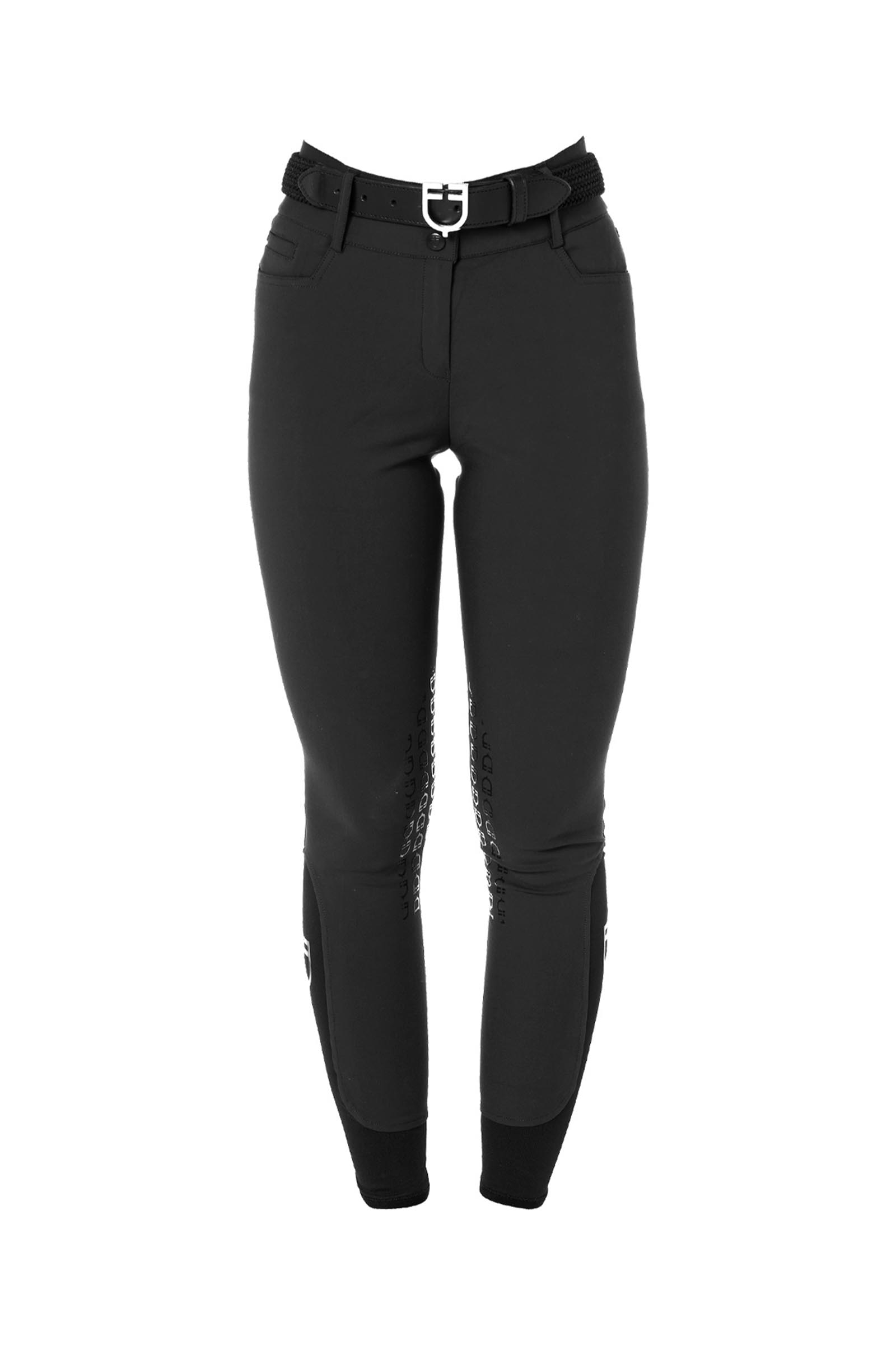 Equestro SS2026 Pantalon d'&eacute;quitation taille haute femme grip genoux  