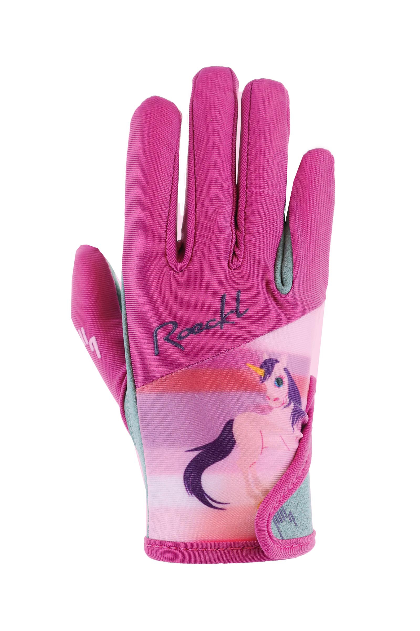 Raspberry Rose Roeckl Koppl Gants d'équitation pour enfants