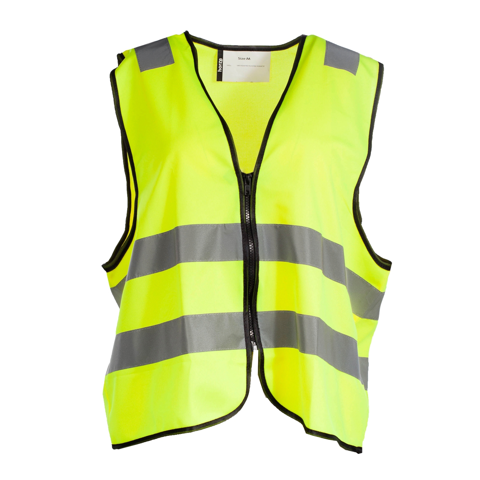 Gilet zippé Horze Supreme de couleur fluo