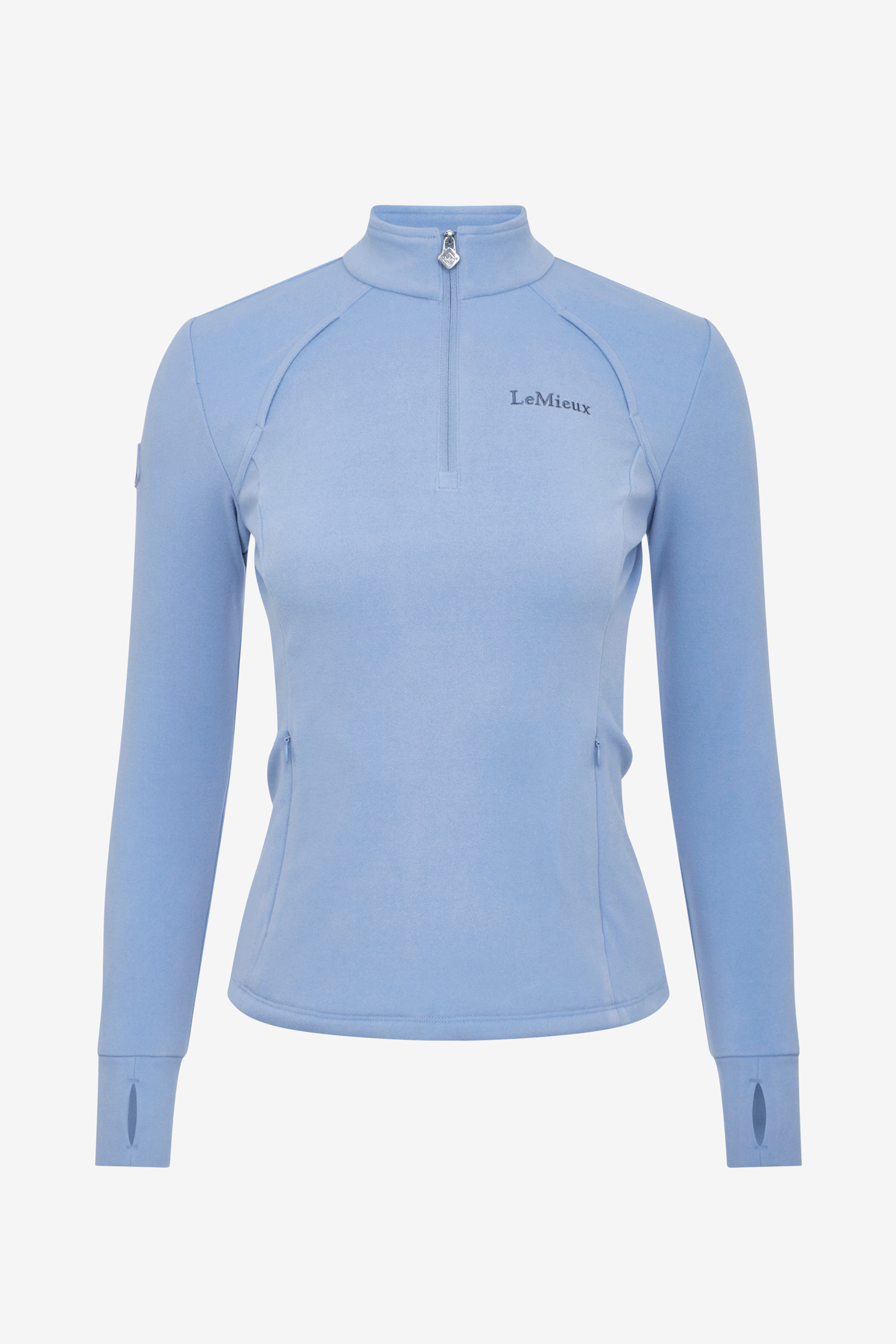 Powder Blue LeMieux Frances polaire femme quart zip