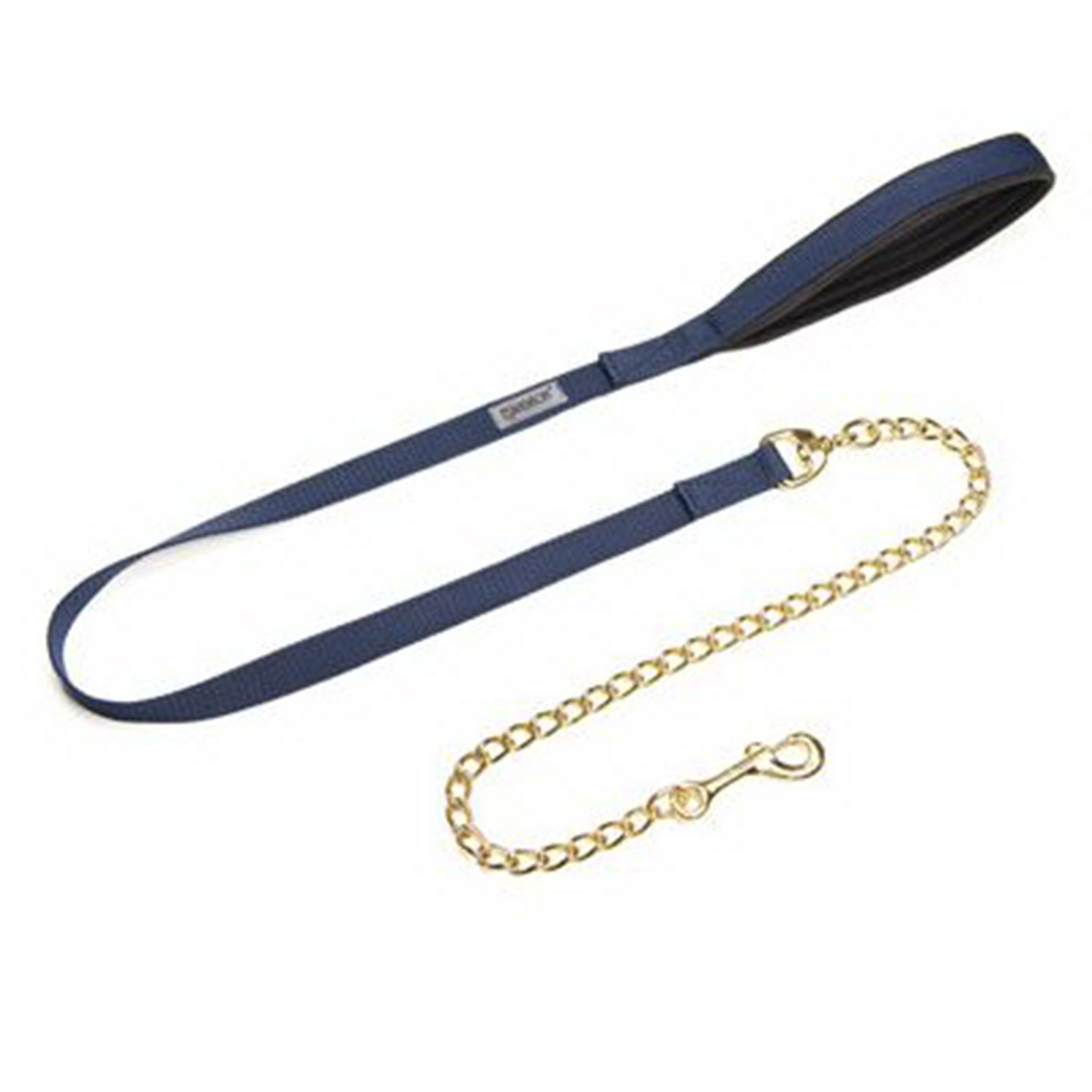 Dark Navy Eskadron Leading Rope CHAIN BRASS COATED