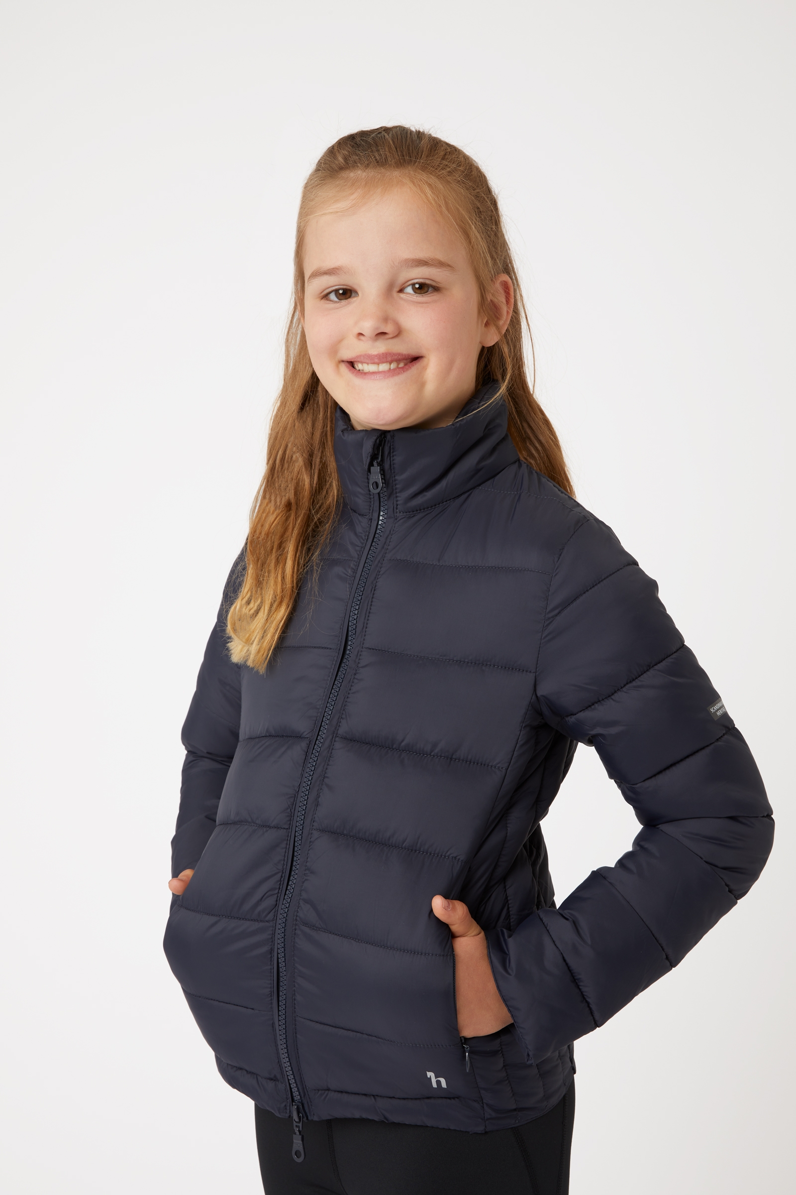 Blouson de club Horze Alicia légèrement matelassé, enfant