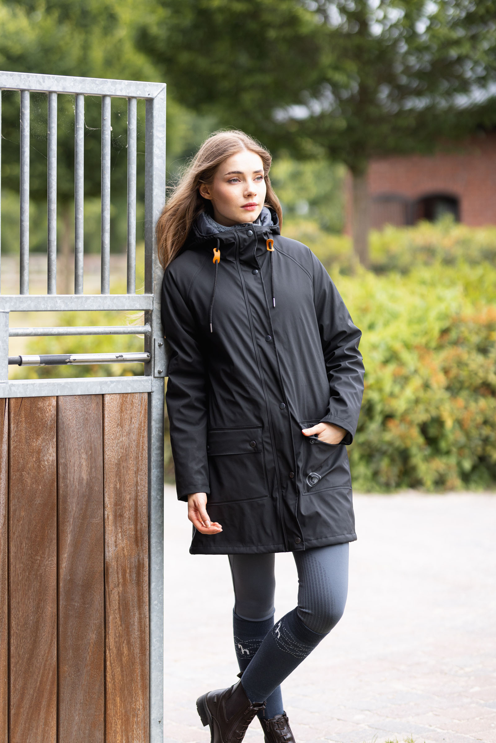 Imperm&eacute;able Horze Elise avec doublure matelass&eacute;e