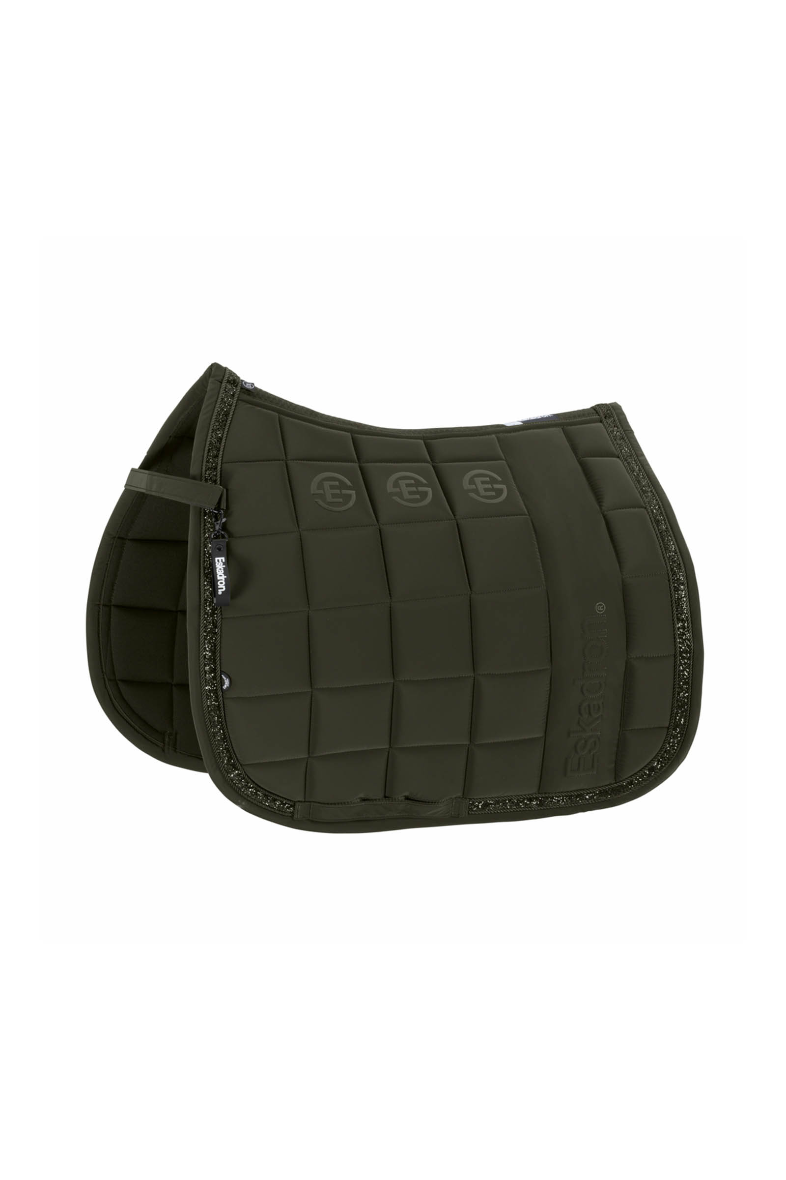 Olive Eskadron Dynamics AW25 tapis de selle dressage Big Square Jewel