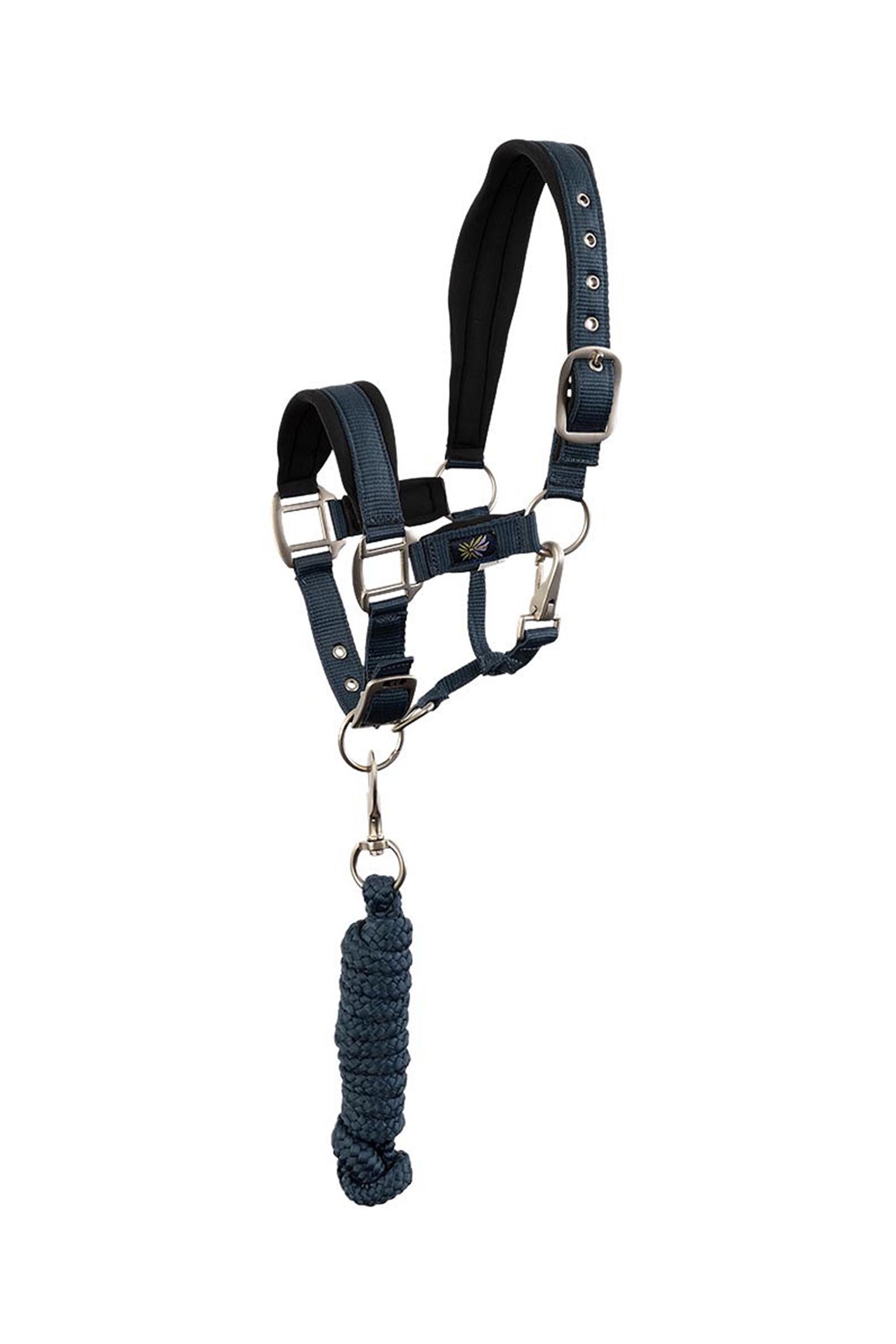 Midnight Navy BR licol pour poney / mini horse avec longe