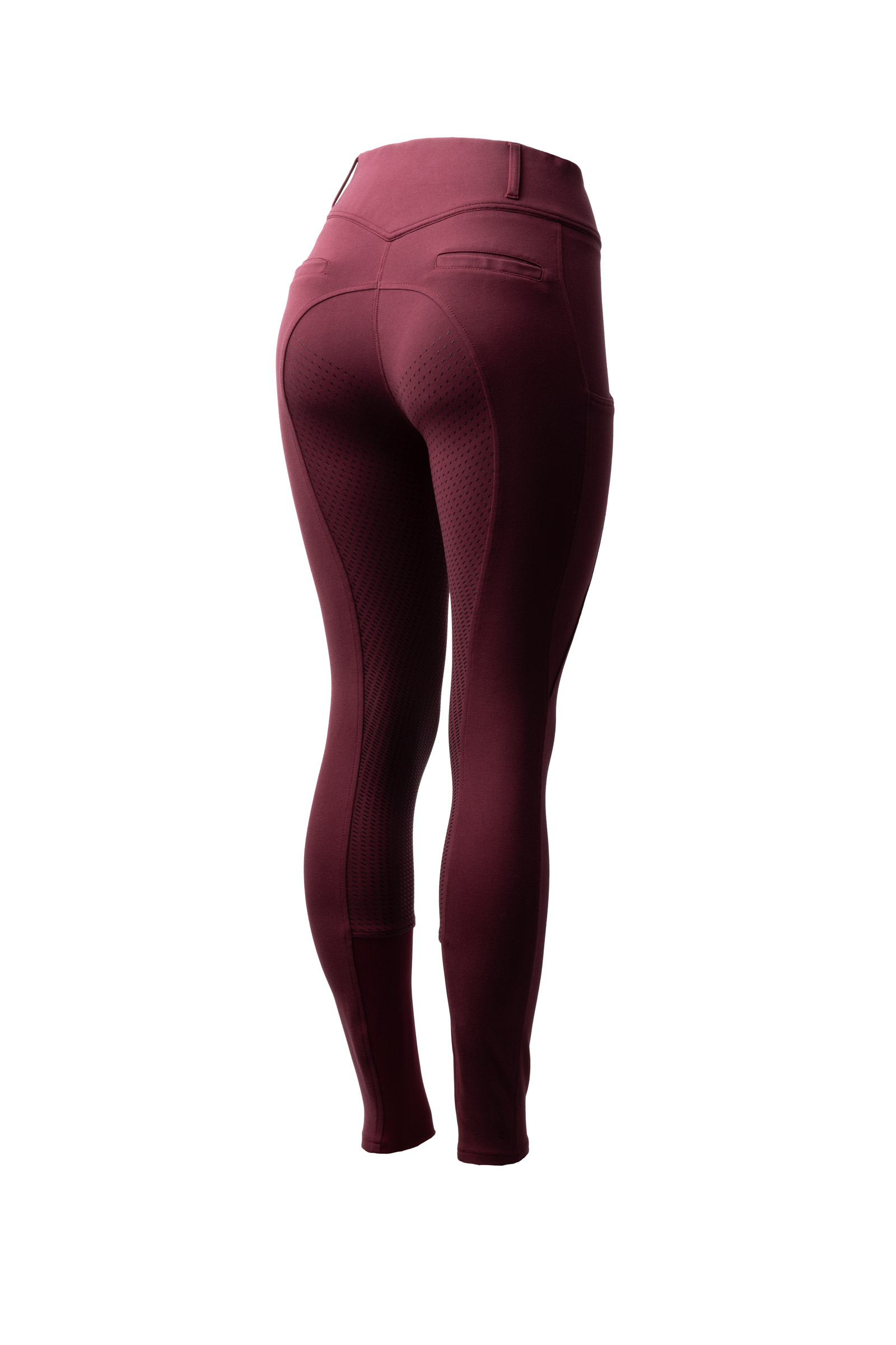 Horze Mira Pantalon d'équitation taille haute, silicone, fond intégral, femme