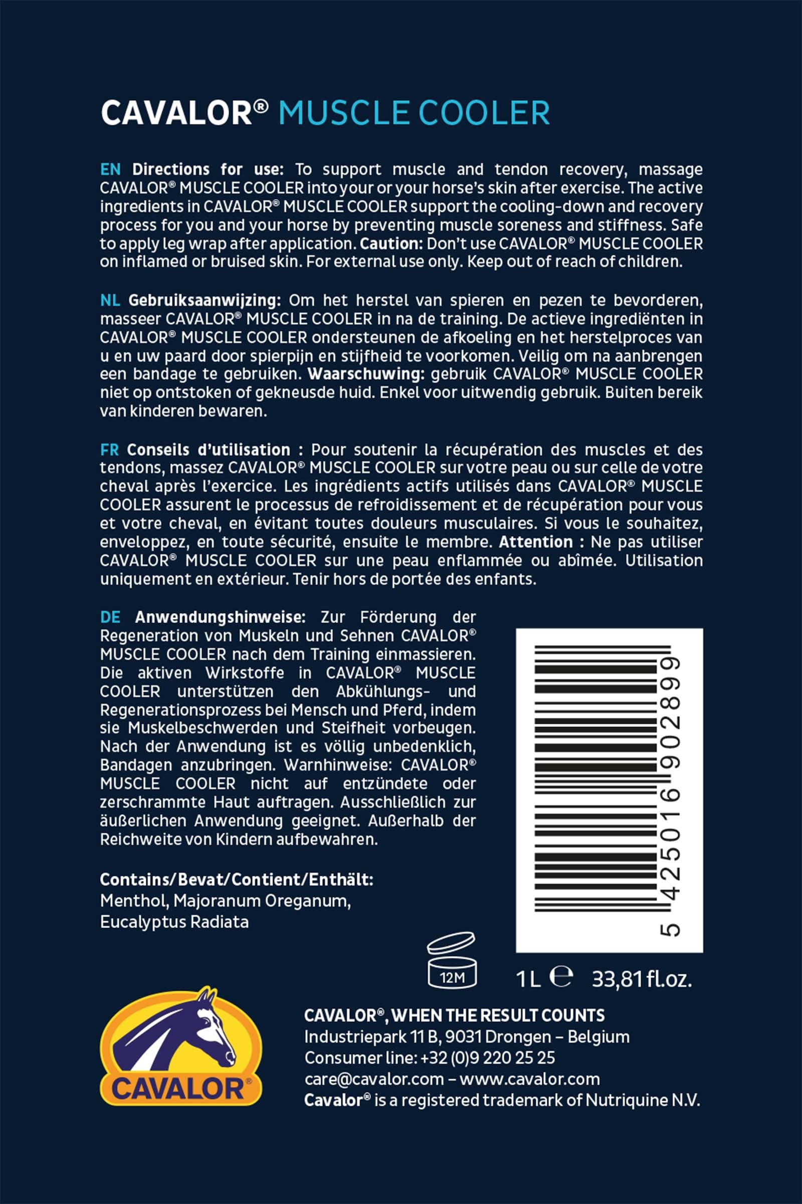 Cavalor Muscle Cooler, 1l