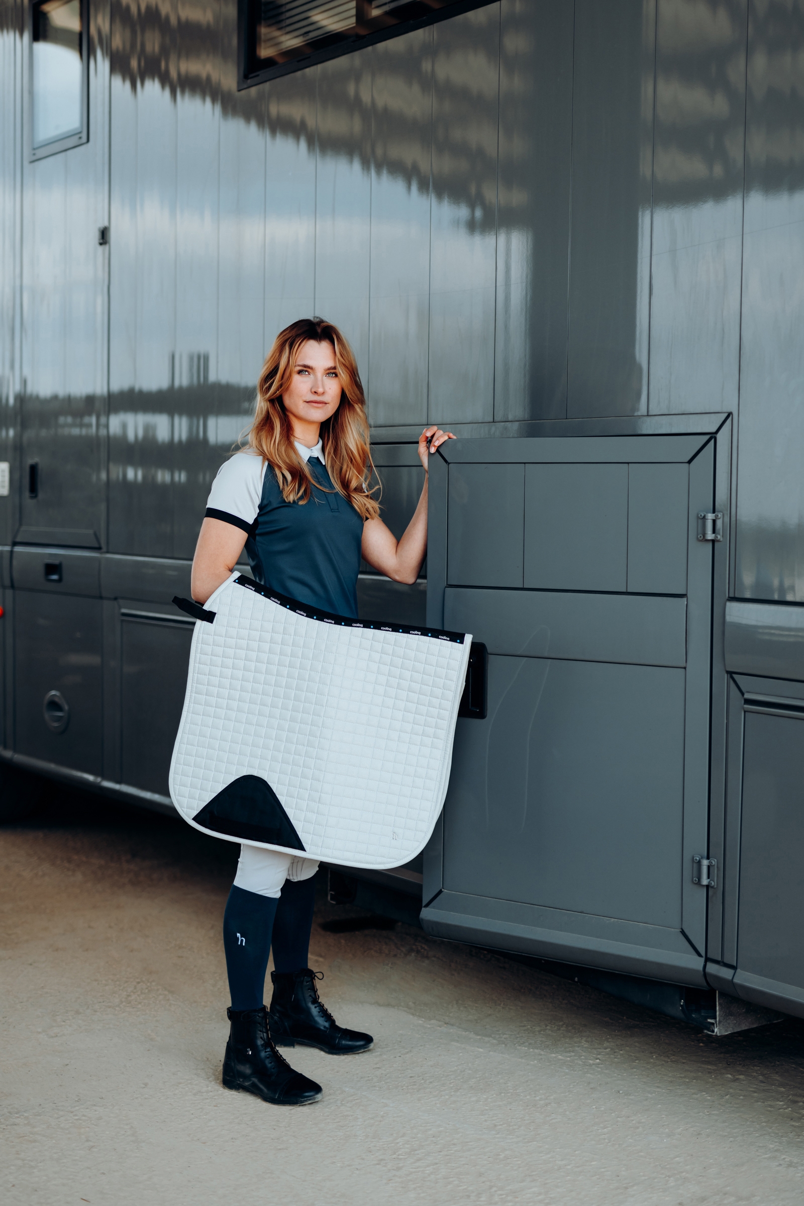 Horze rafra&icirc;chissant tapis de selle dressage  