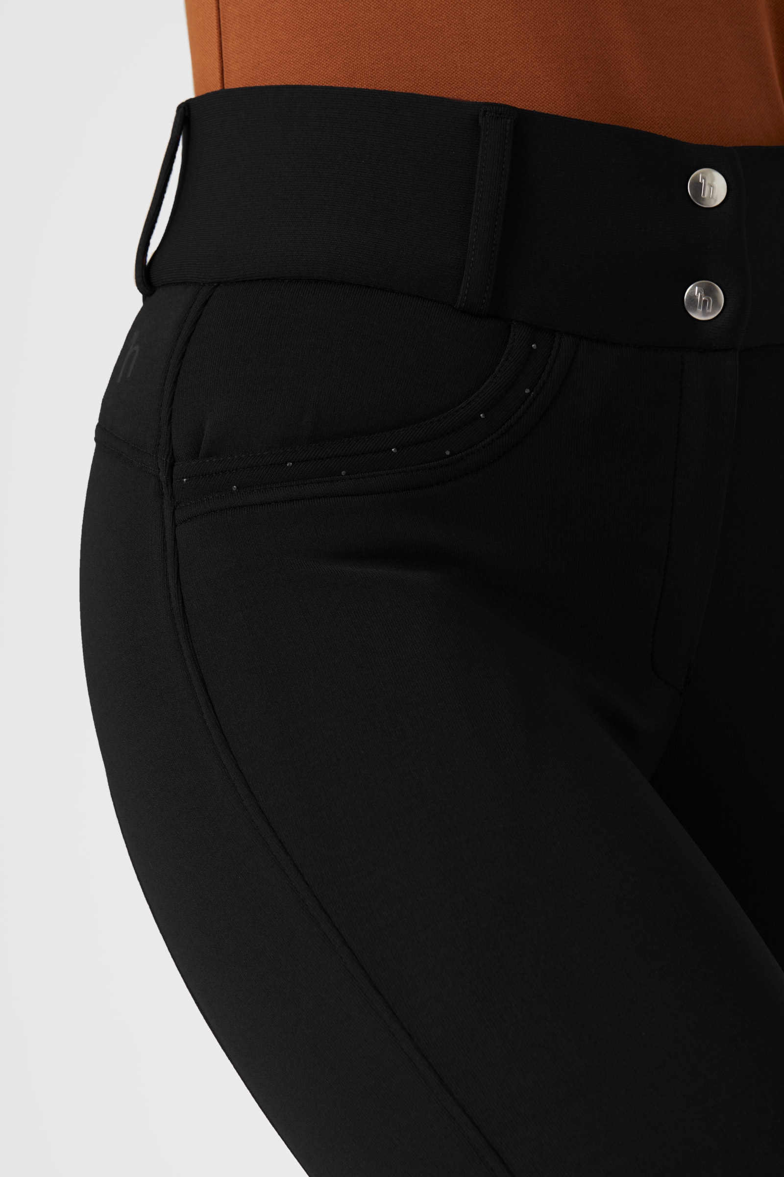 Pantalon d'équitation Thermique Silicone Fond intégral Horze Mia, femme