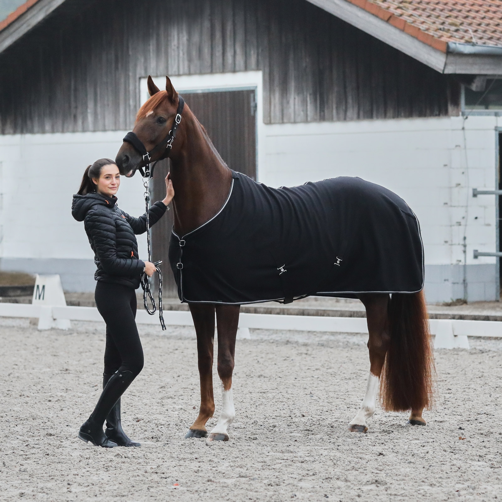 Licol Horze Kiel avec matelassage en polaire