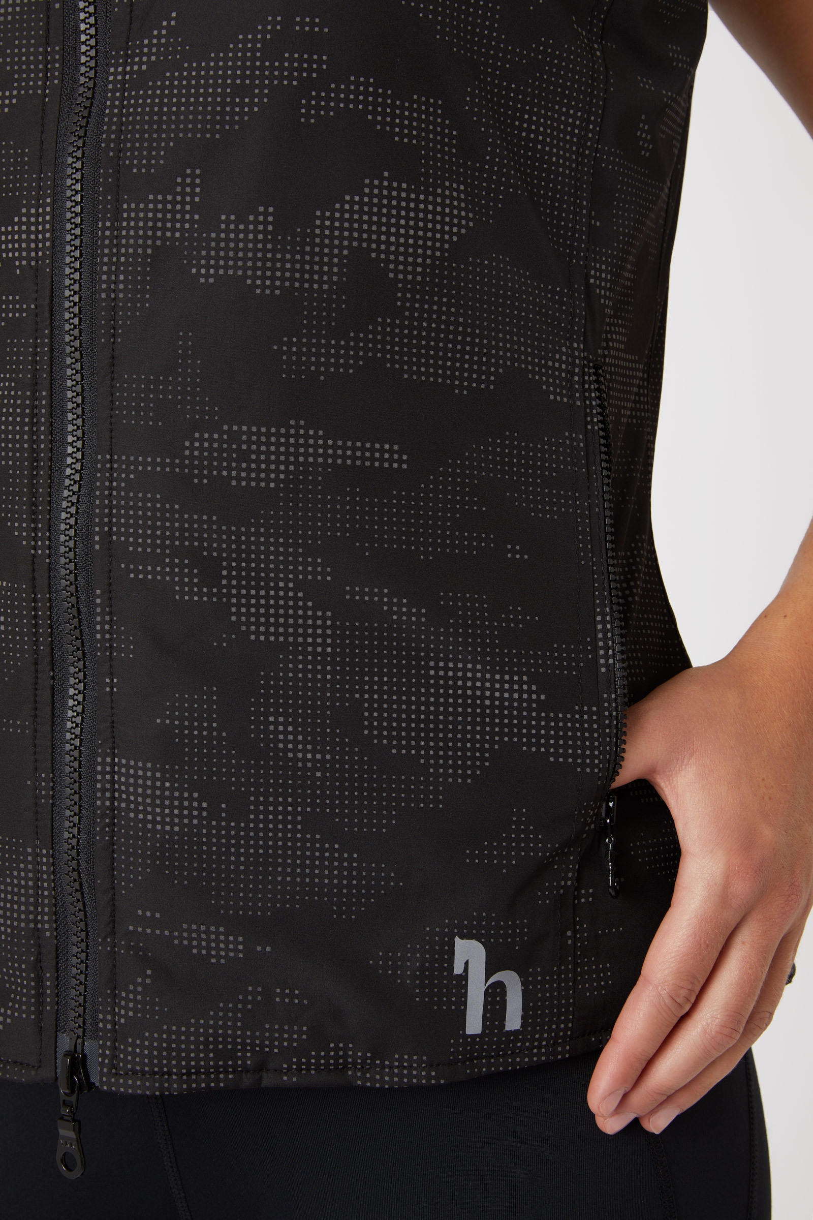 Gilet réfléchissant Horze Camo Luminox pour femme