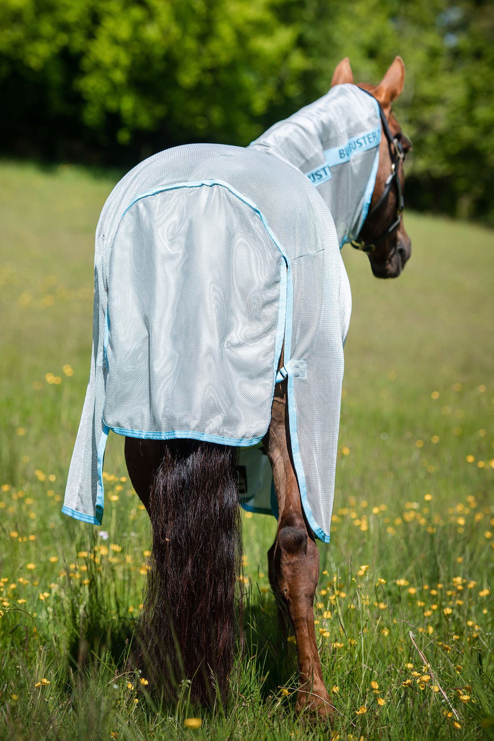 Horseware Amigo AmEco Bug Buster couverture anti-mouches avec cou amovible