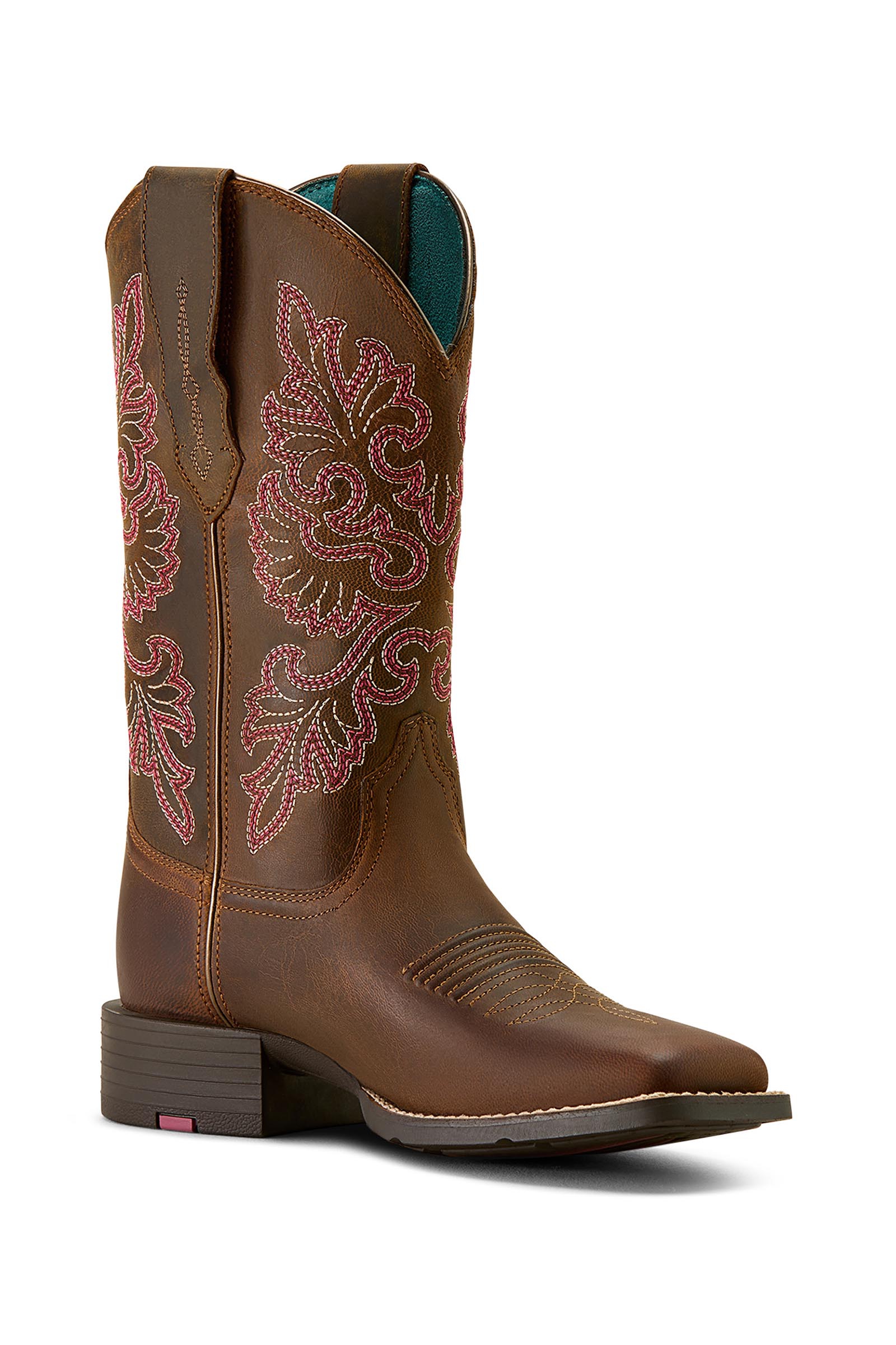 Ariat Round Up Wide Square Toe bottes western femme