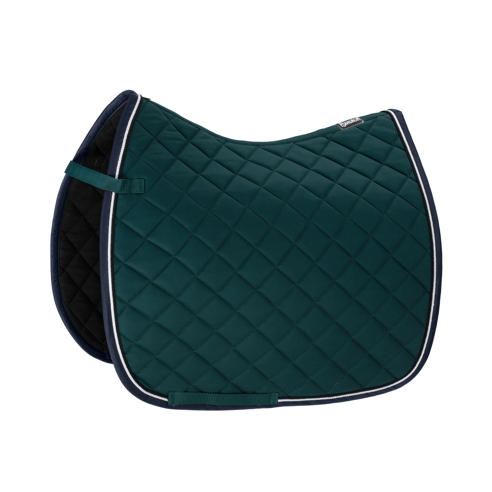 Forest Dark Green Tapis de selle de dressage chabraque Eskadron Matrix Contrast