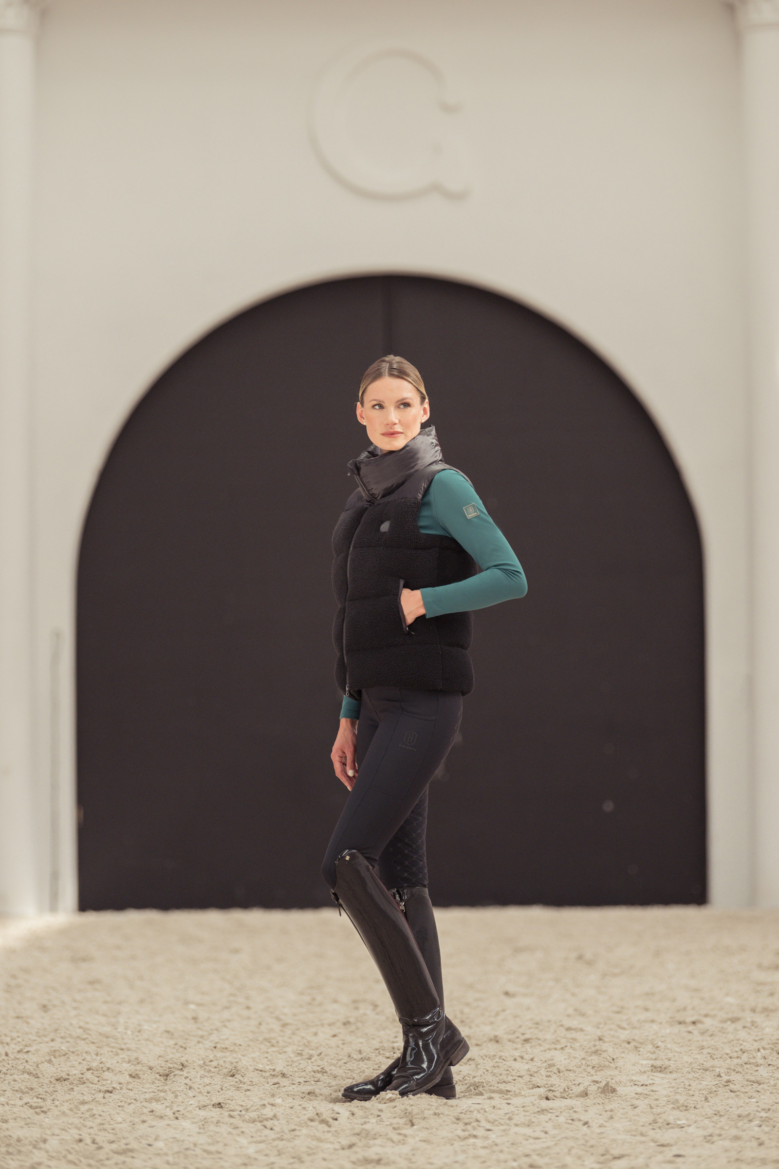 Eskadron Fanatics AW24 Gilet matelassé en Teddyfleece