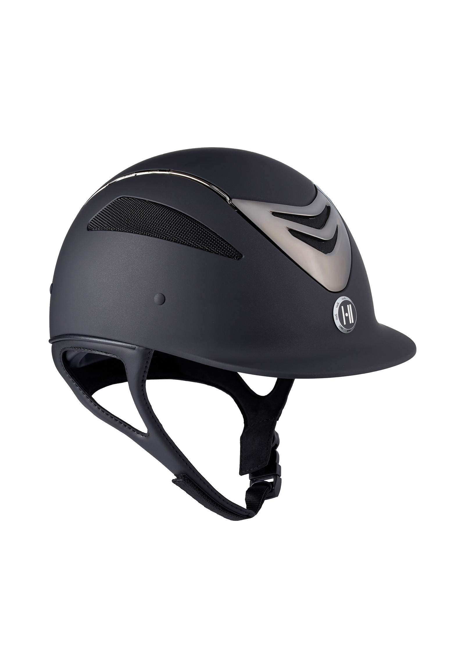 Casque d'&eacute;quitation OneK Defender Pro Matt Chrome