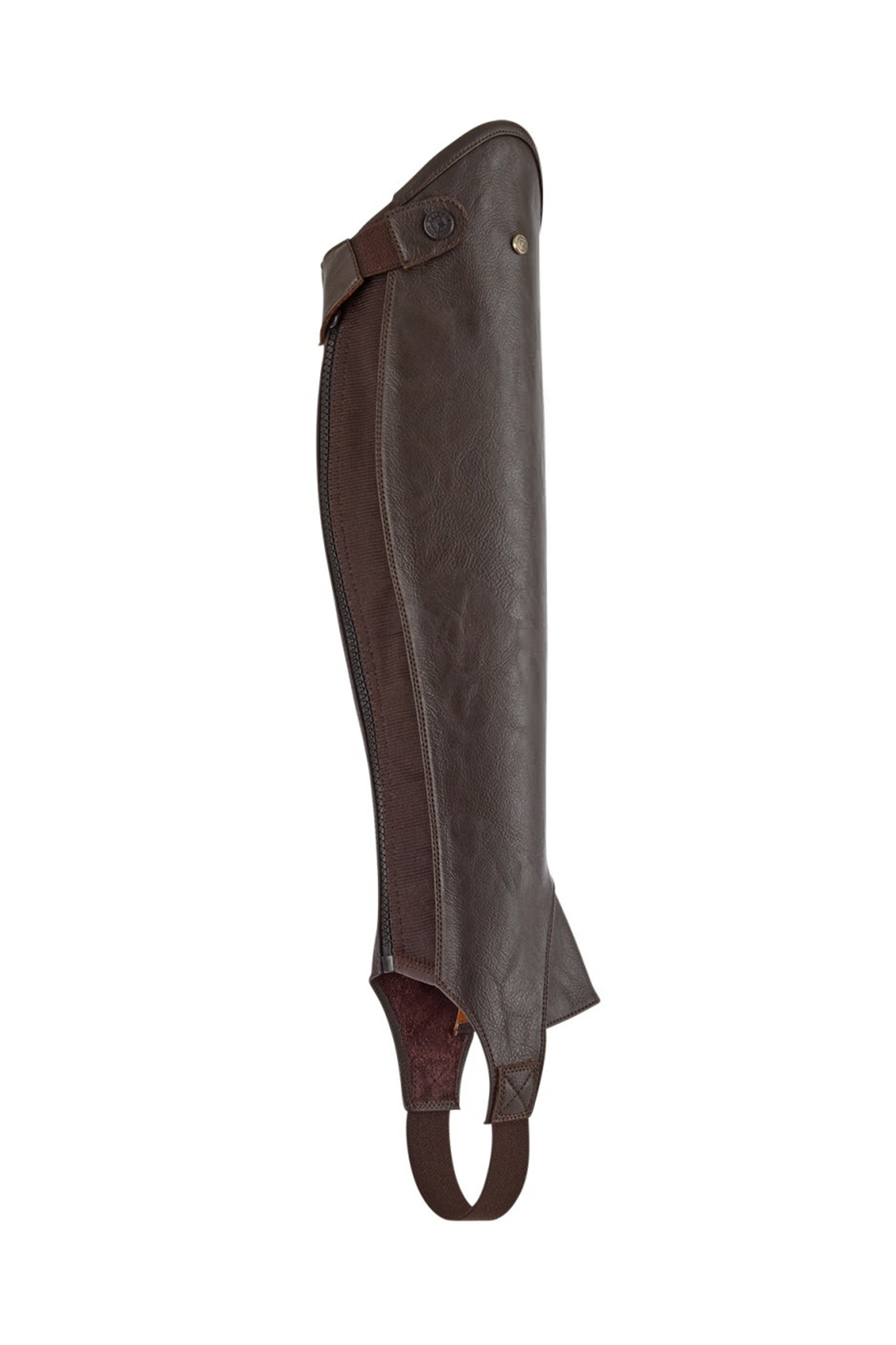 Brown Mini-chaps souples Suedwind Confort, fermeture à glissière arrière