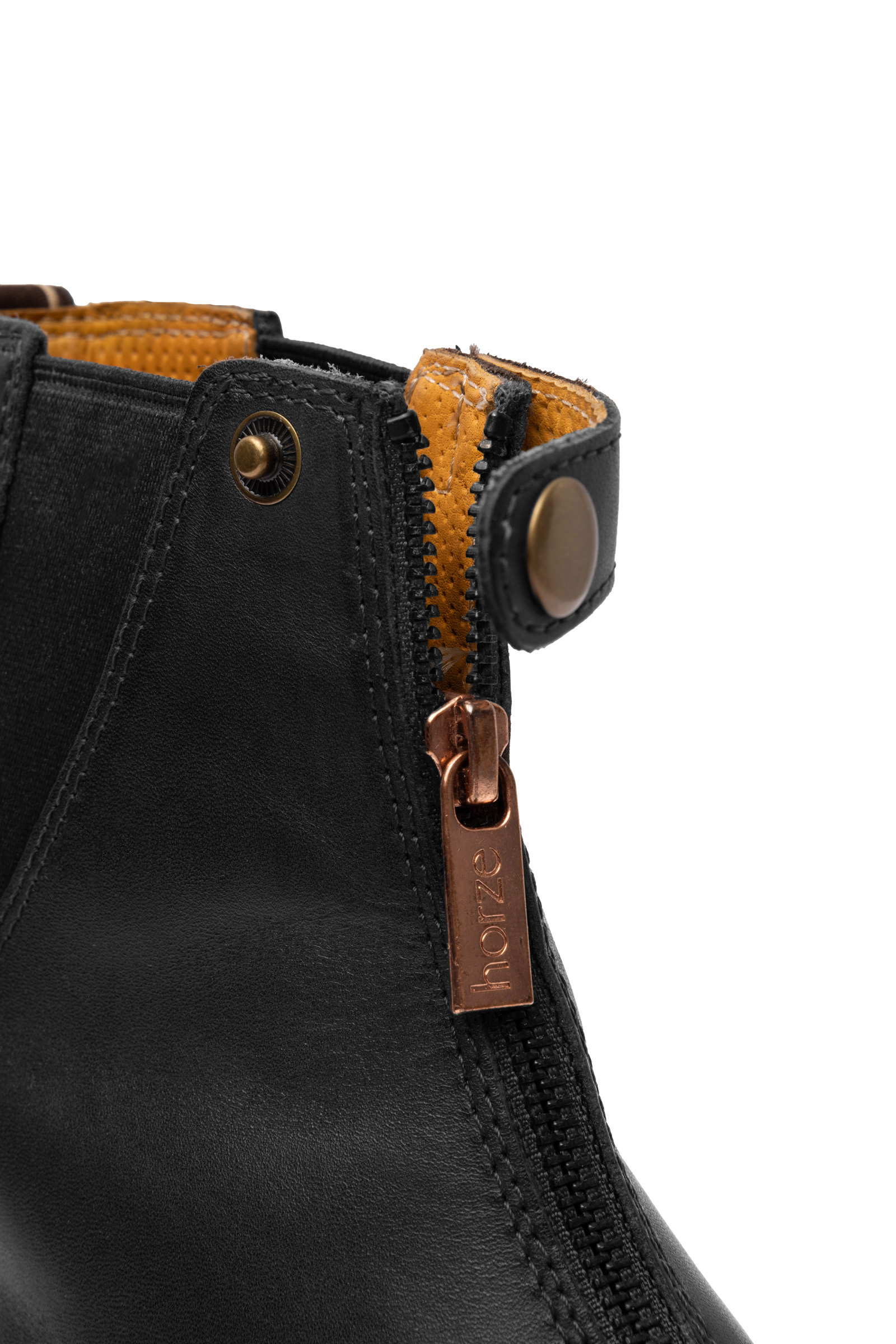 Bottines Jodphur en cuir Horze Rose avec fermeture &eacute;clair sur le devant