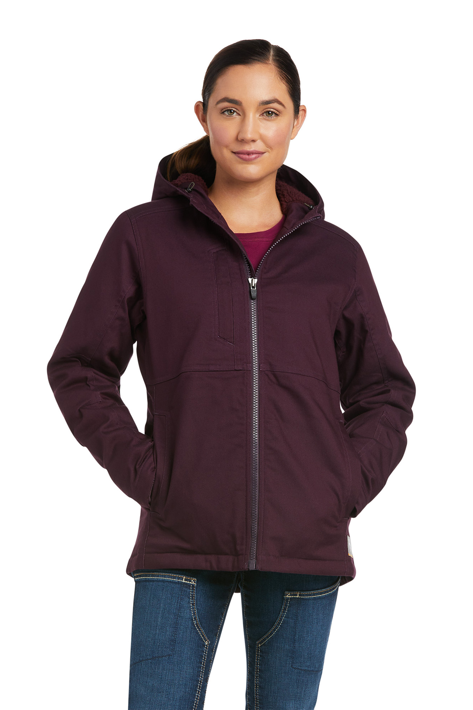 Plum Perfect  Ariat Rebar DuraCanvas Insulated Veste isol&eacute;e femme