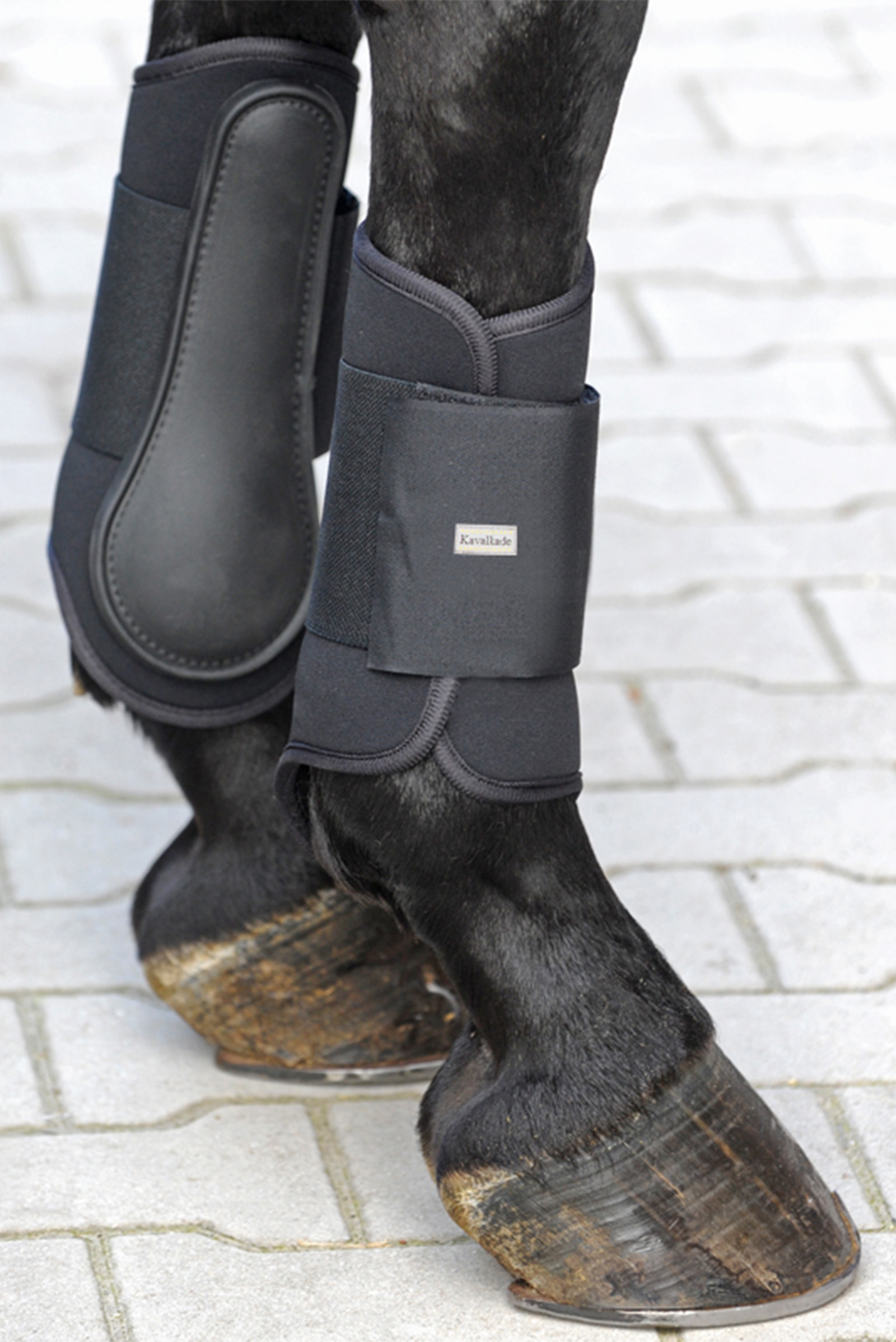 Black Guêtres fermées Softy néoprène, antérieures