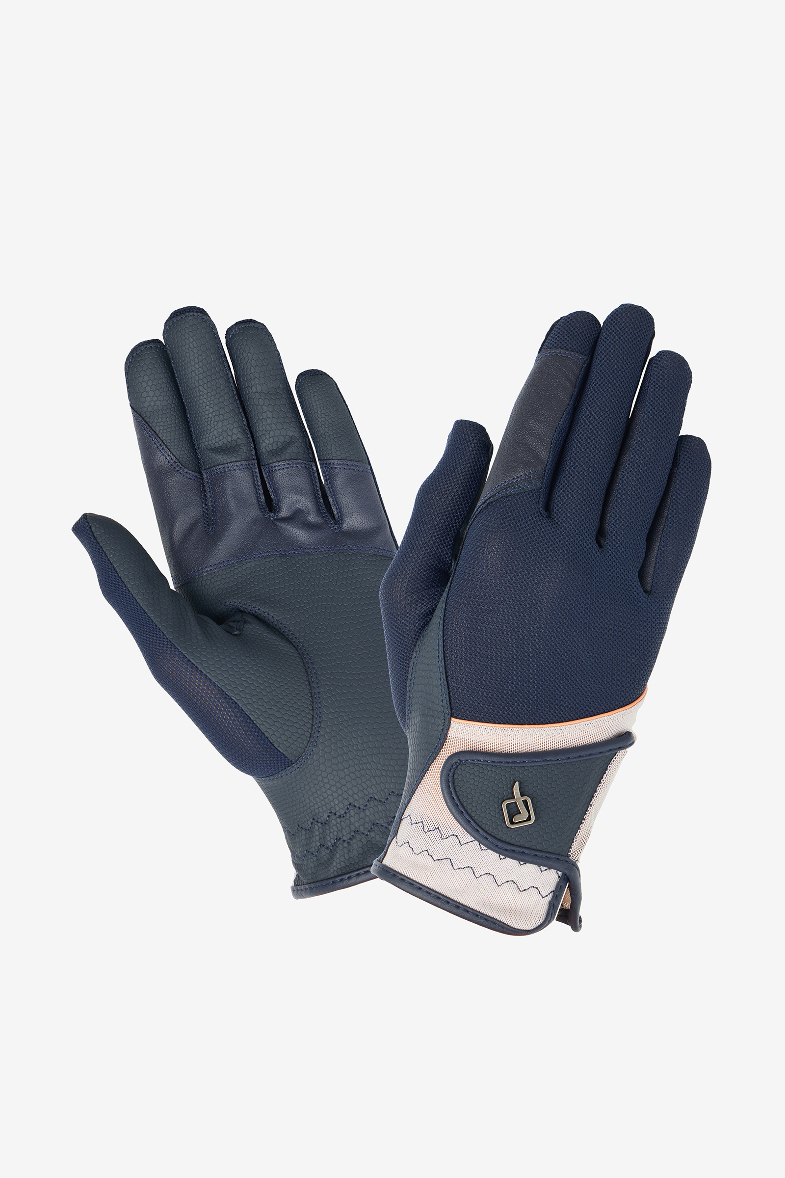 Apricot / Navy LeMieux Pro gants en mesh