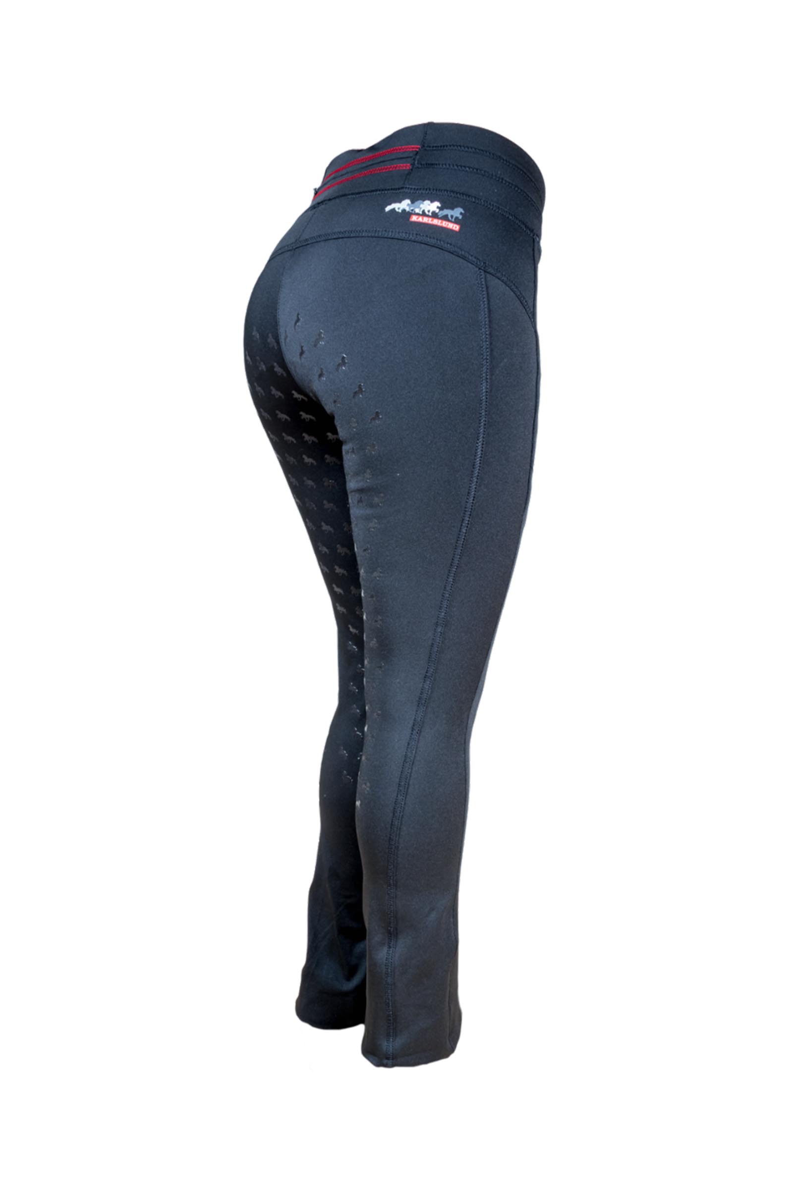 Karlslund Galdur Legging d&rsquo;&eacute;quitation jodhpur enfant avec fond int&eacute;gral silicone  
