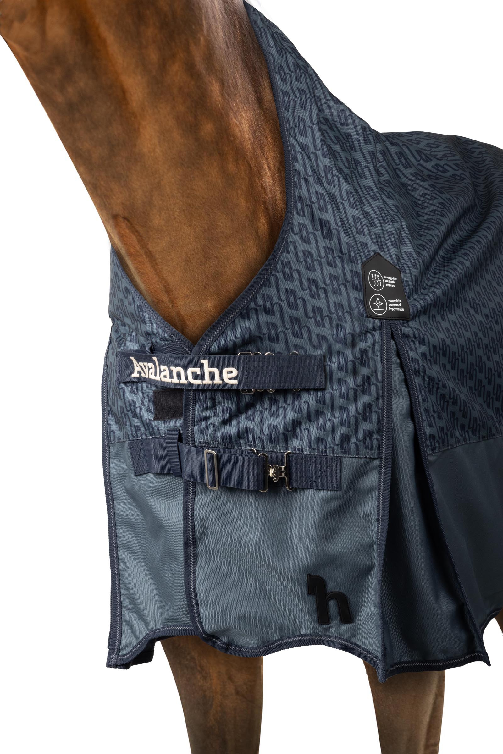 Horze Avalanche 1200D Couverture d'extérieur médium, 50 g