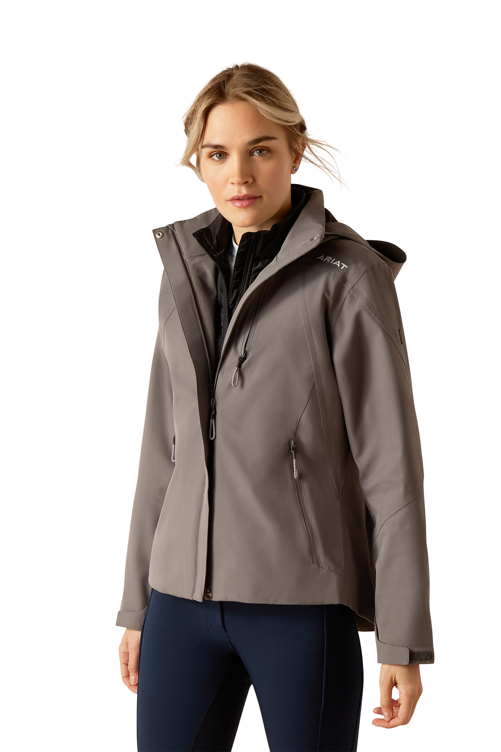 Plum Grey Ariat Coastal veste imperméable pour femmes