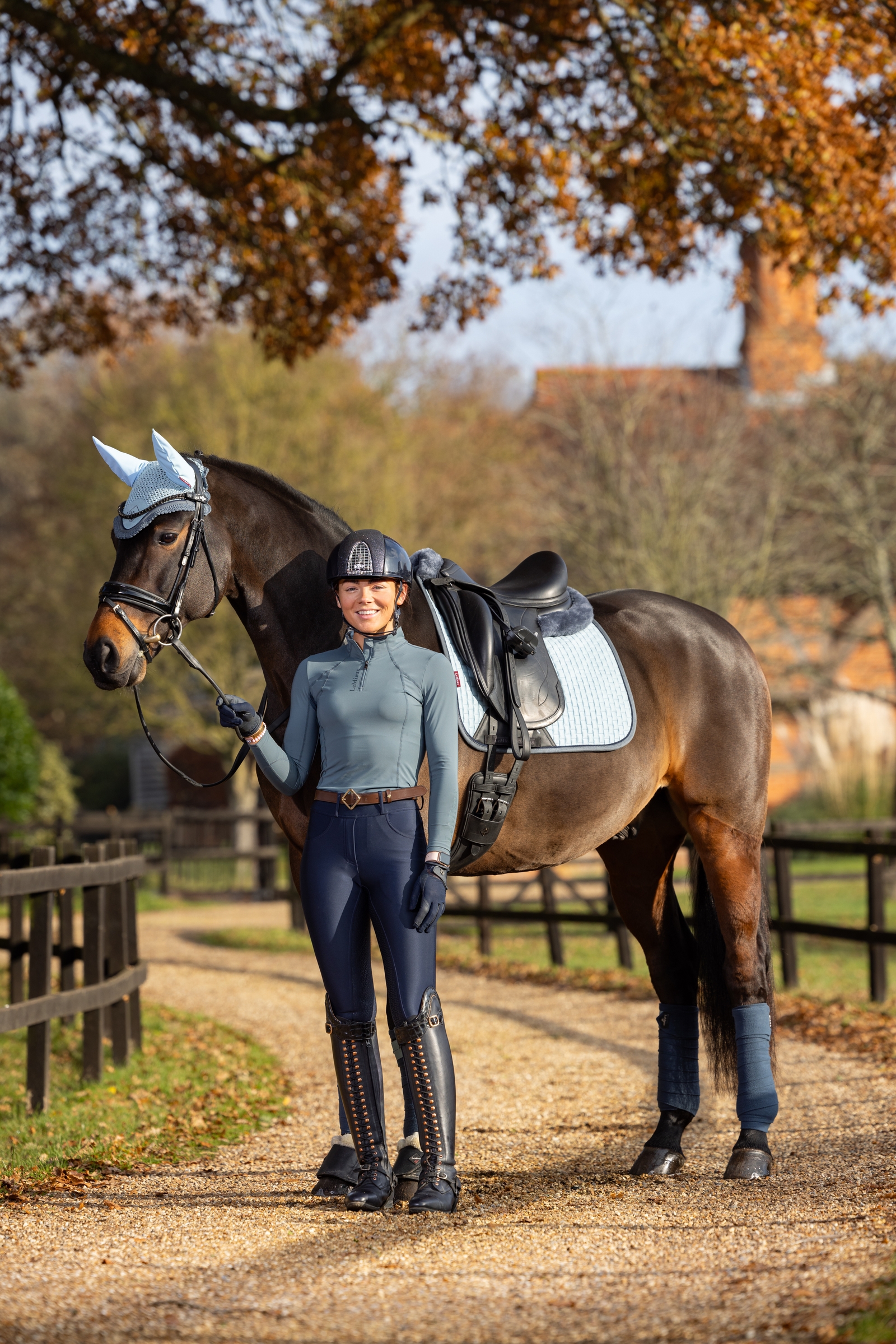 LeMieux Suede Square Tapis de selle de dressage