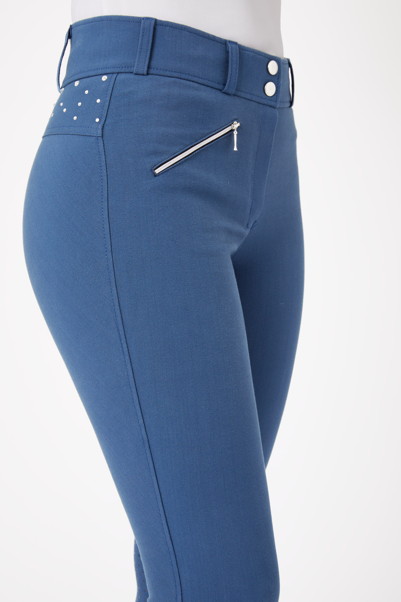 Pantalon d'équitation taille haute avec cristaux Horze, femme