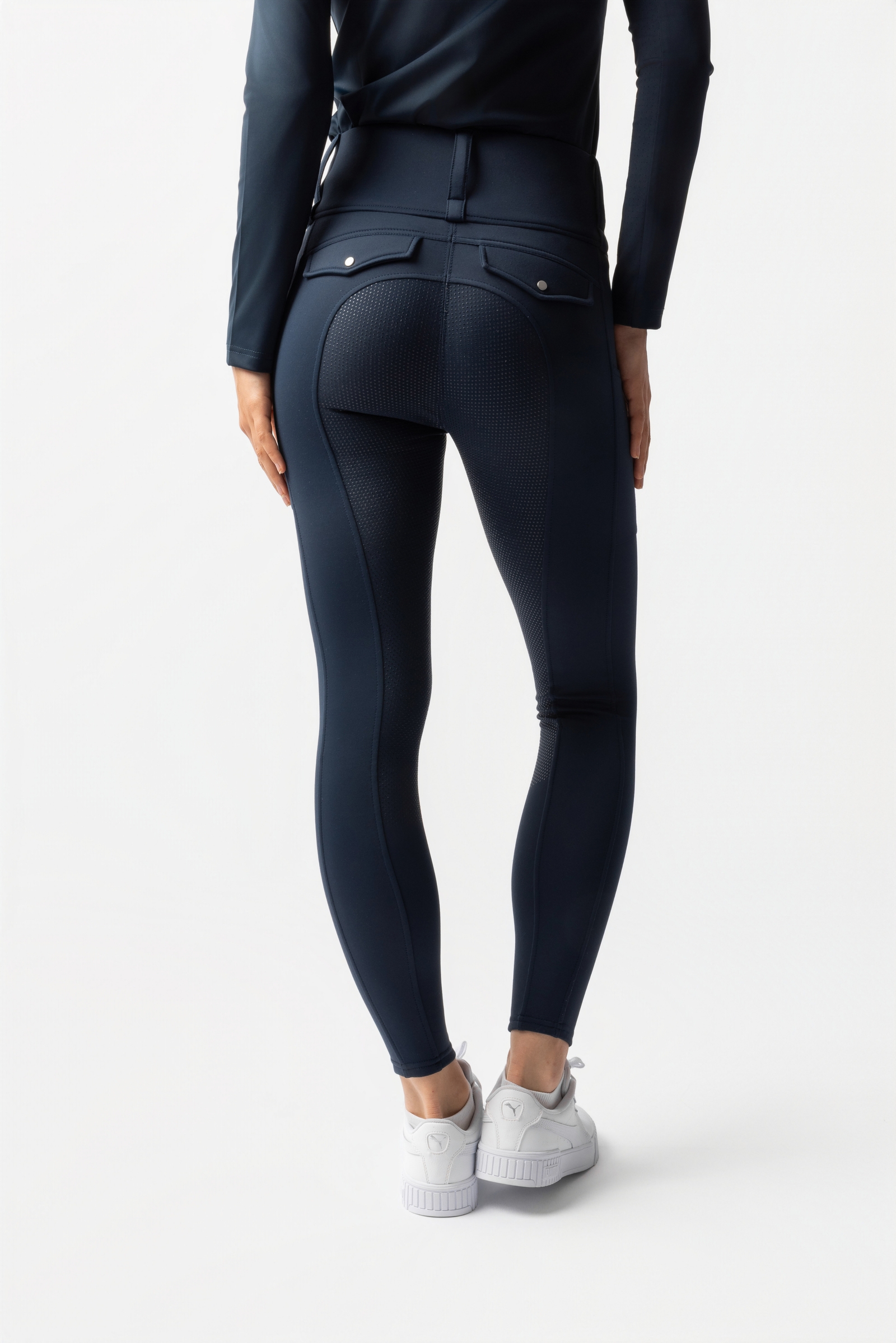 Horze Anya pantalon d&rsquo;&eacute;quitation thermo hybride femme full grip