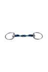 Mors Trust Equestrian Acier Doux Bleu Salivant Olives Double Brisure