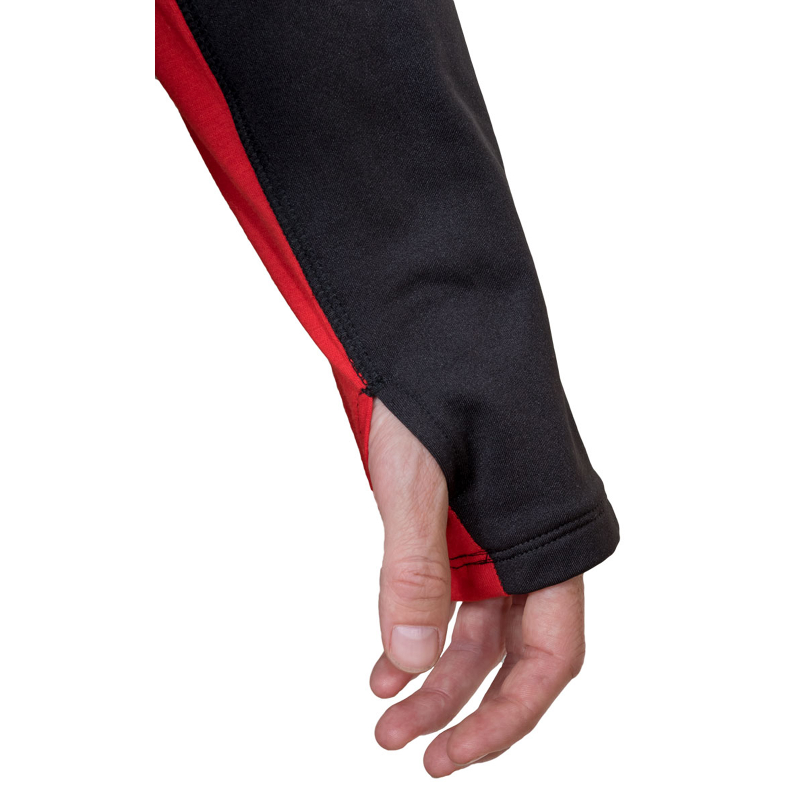 Top manches longues à capuche et zip Karlslund Kylja