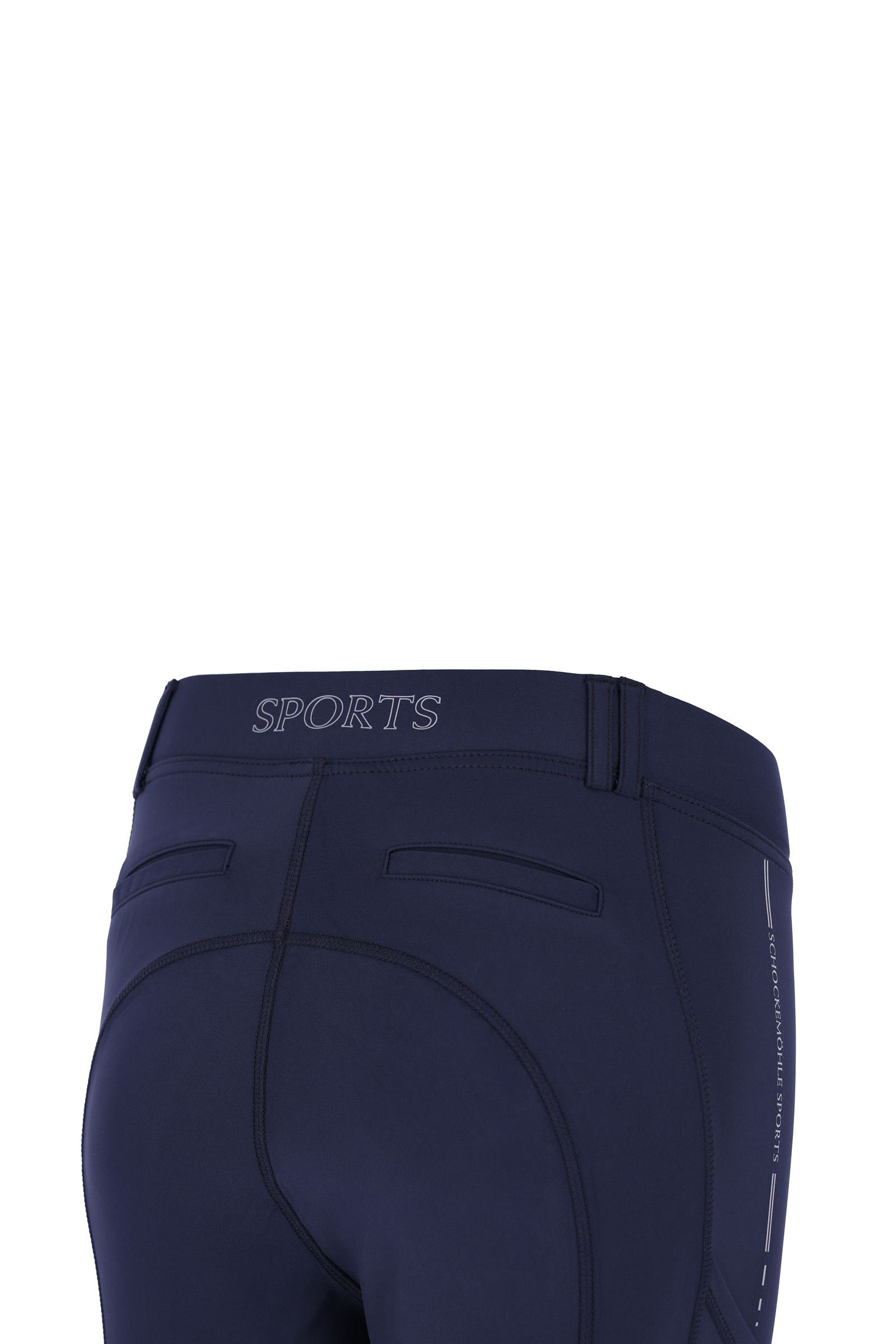 Collants d'&eacute;quitation Schockem&ouml;hle Sports New Pocket pour dames avec patchs aux genoux