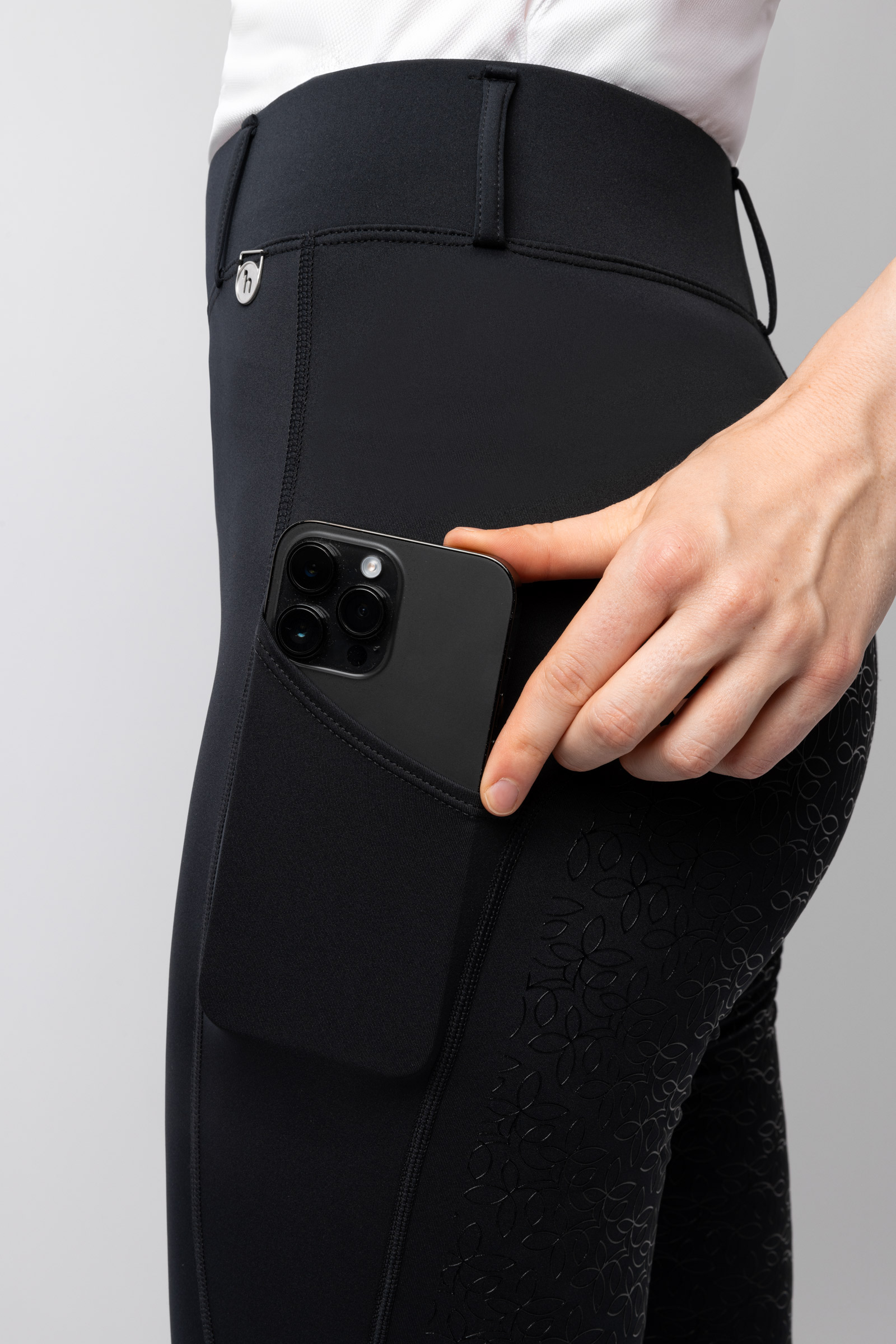 Leggings &eacute;quitation &agrave; fond int&eacute;gral Grip Horze Dea, femme