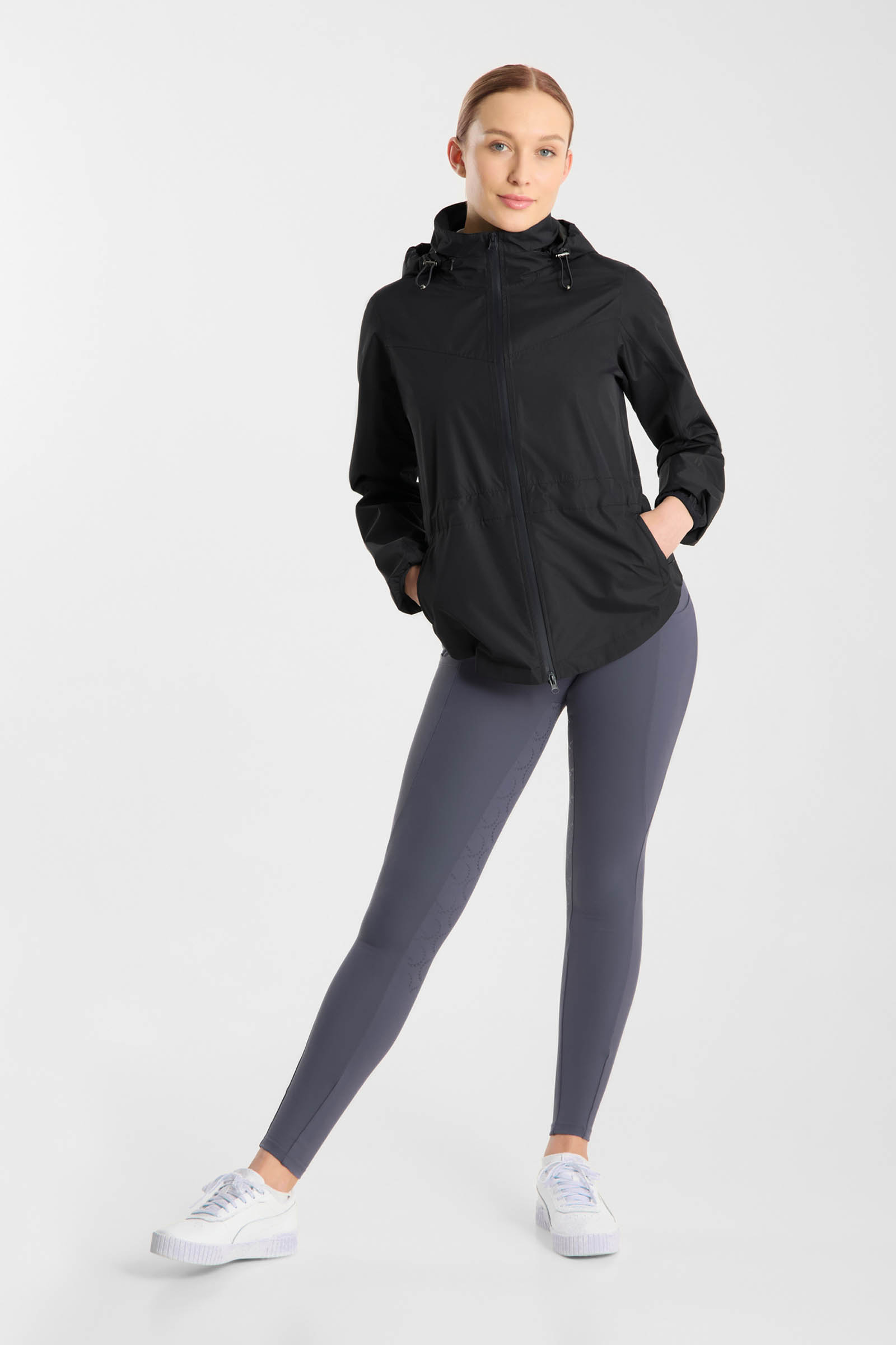 Horze Fiora veste d&rsquo;&eacute;quitation l&eacute;g&egrave;re imperm&eacute;able femme