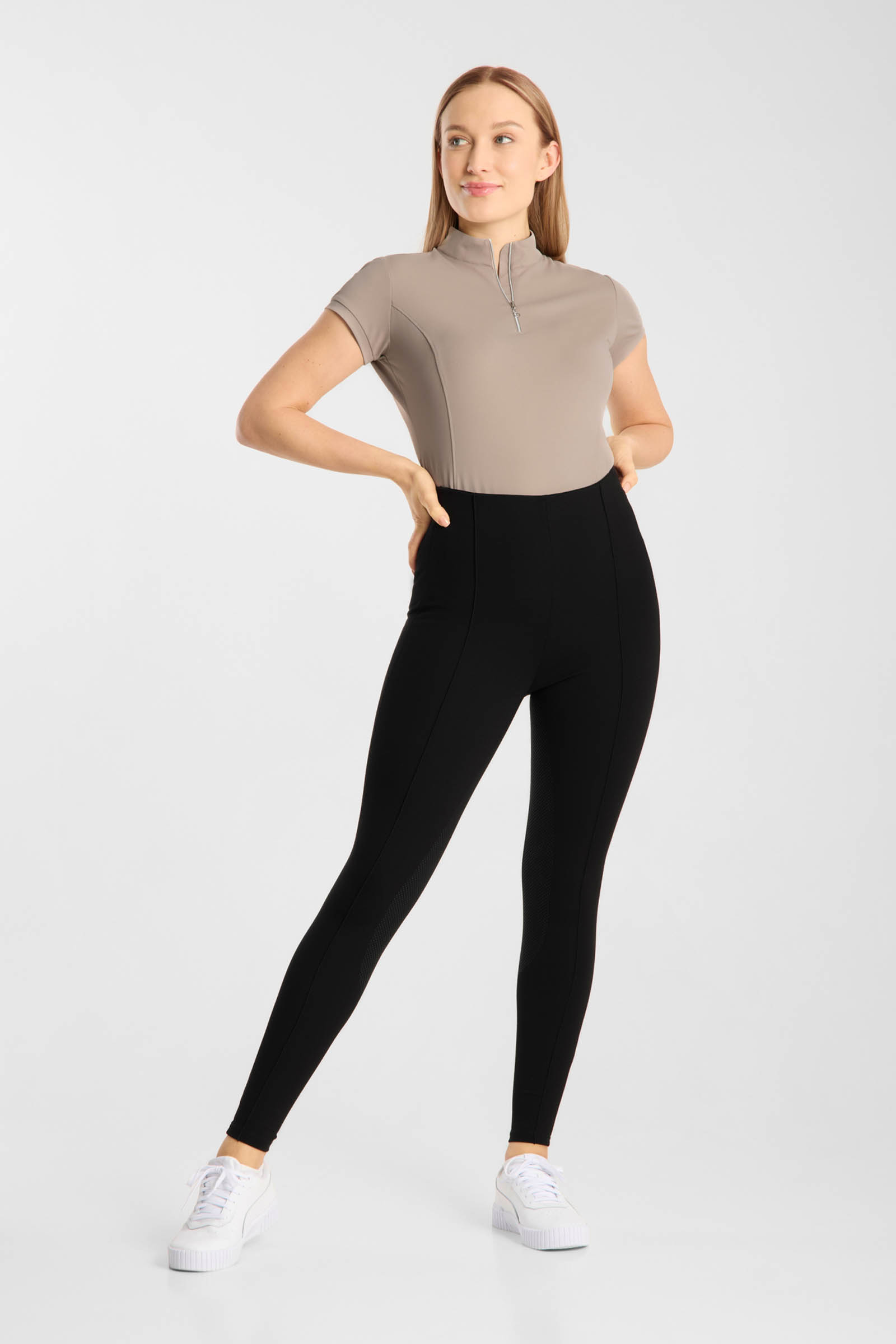 Horze Katharina legging d&rsquo;&eacute;quitation full grip effet amincissant femme