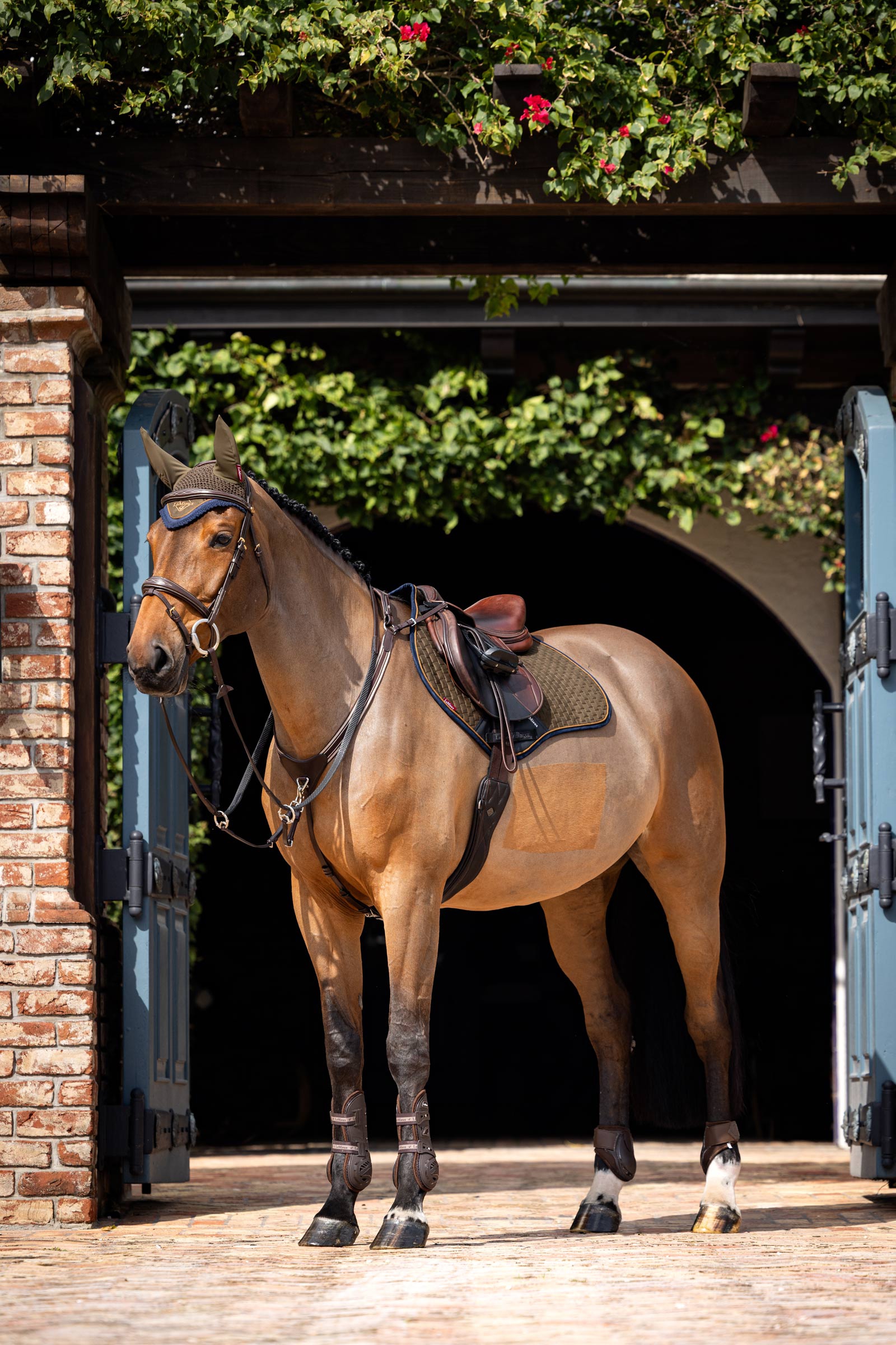 LeMieux Suede Square CC Tapis de selle de saut