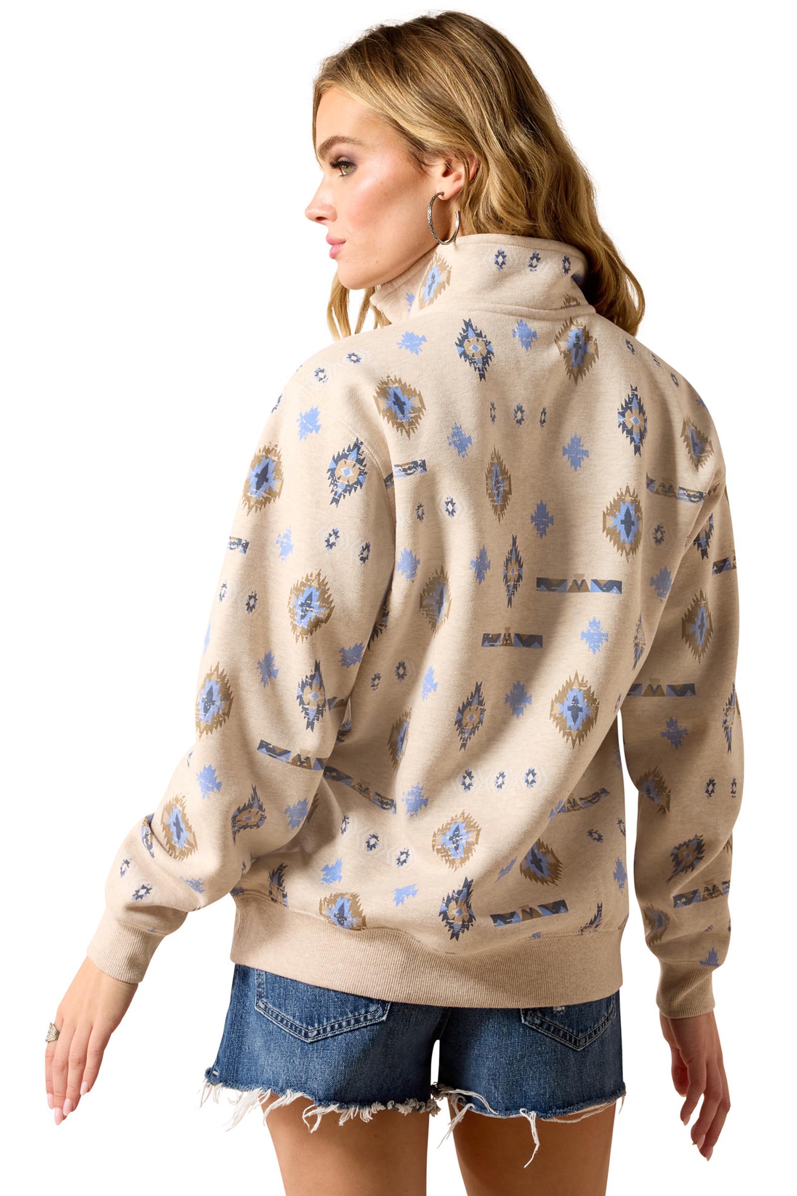 Ariat Sweat Sapphire 1/2 zip pour femme