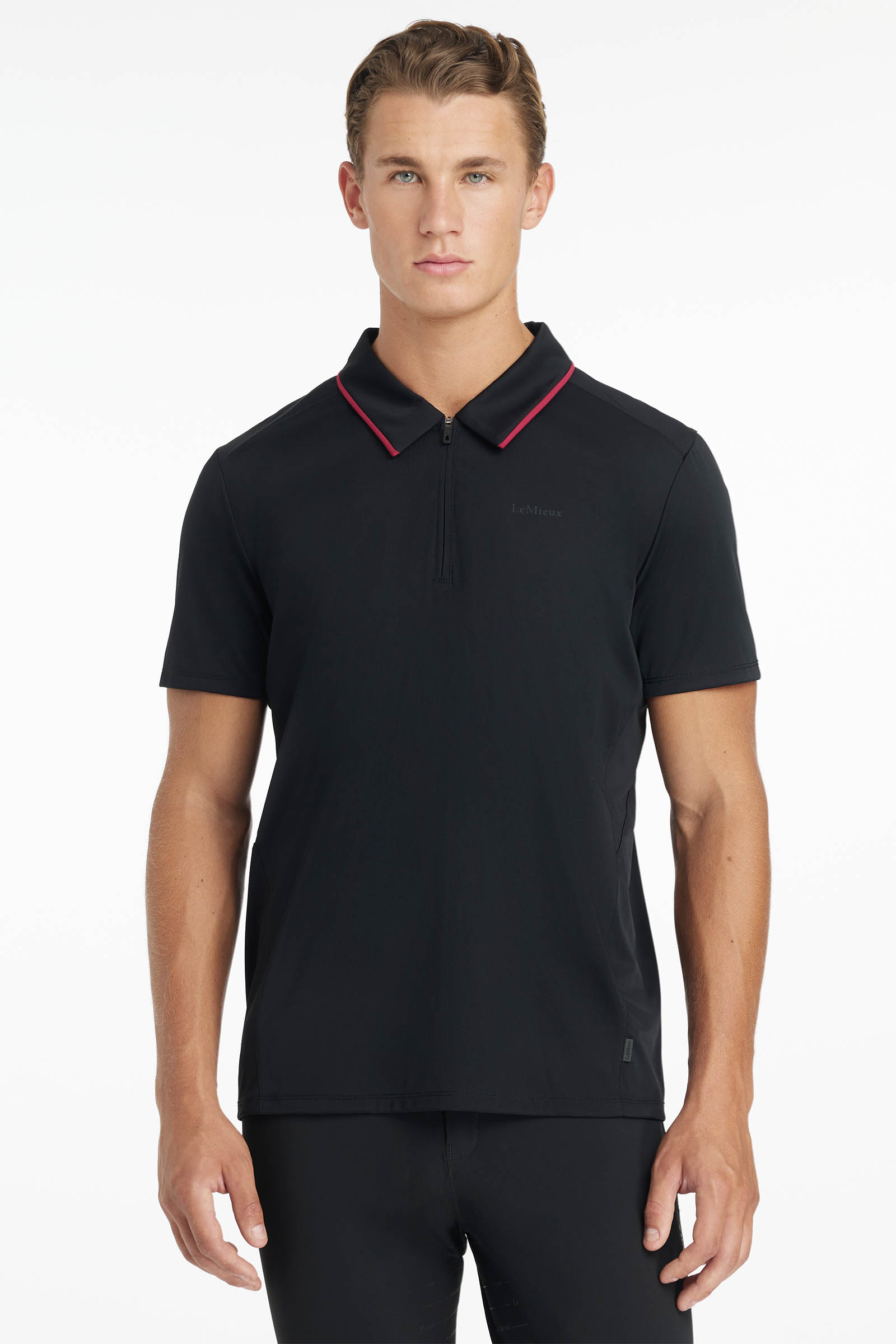 Black LeMieux polo performance homme