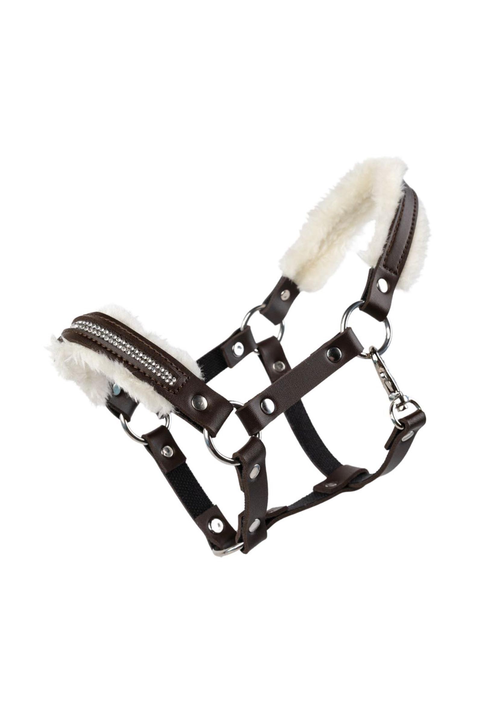 Brown My Hobby Horse licol avec peluche et pierres