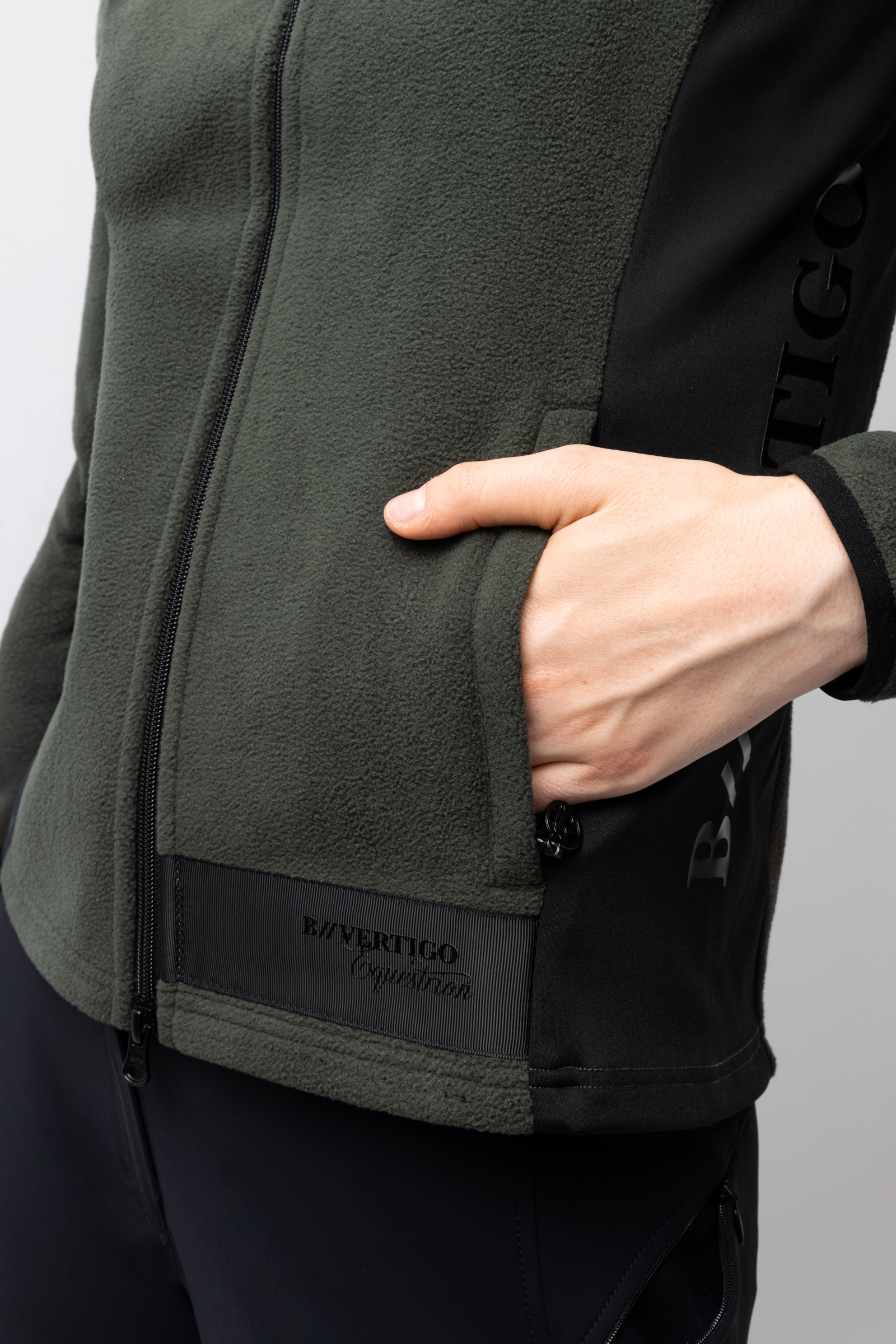 Veste d'équitation en polaire stretch B Vertigo Cleo pour femme