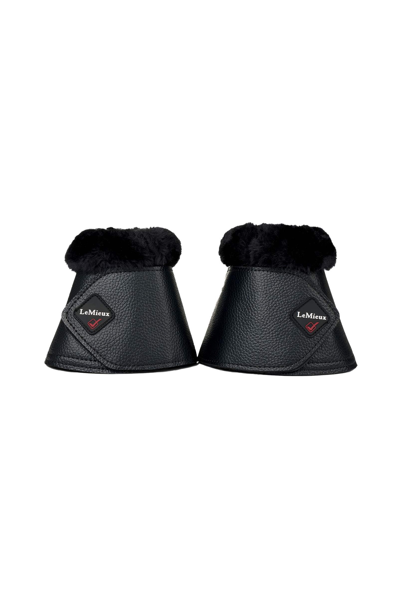 Black/Black LeMieux Fleece WrapAround cloches cheval