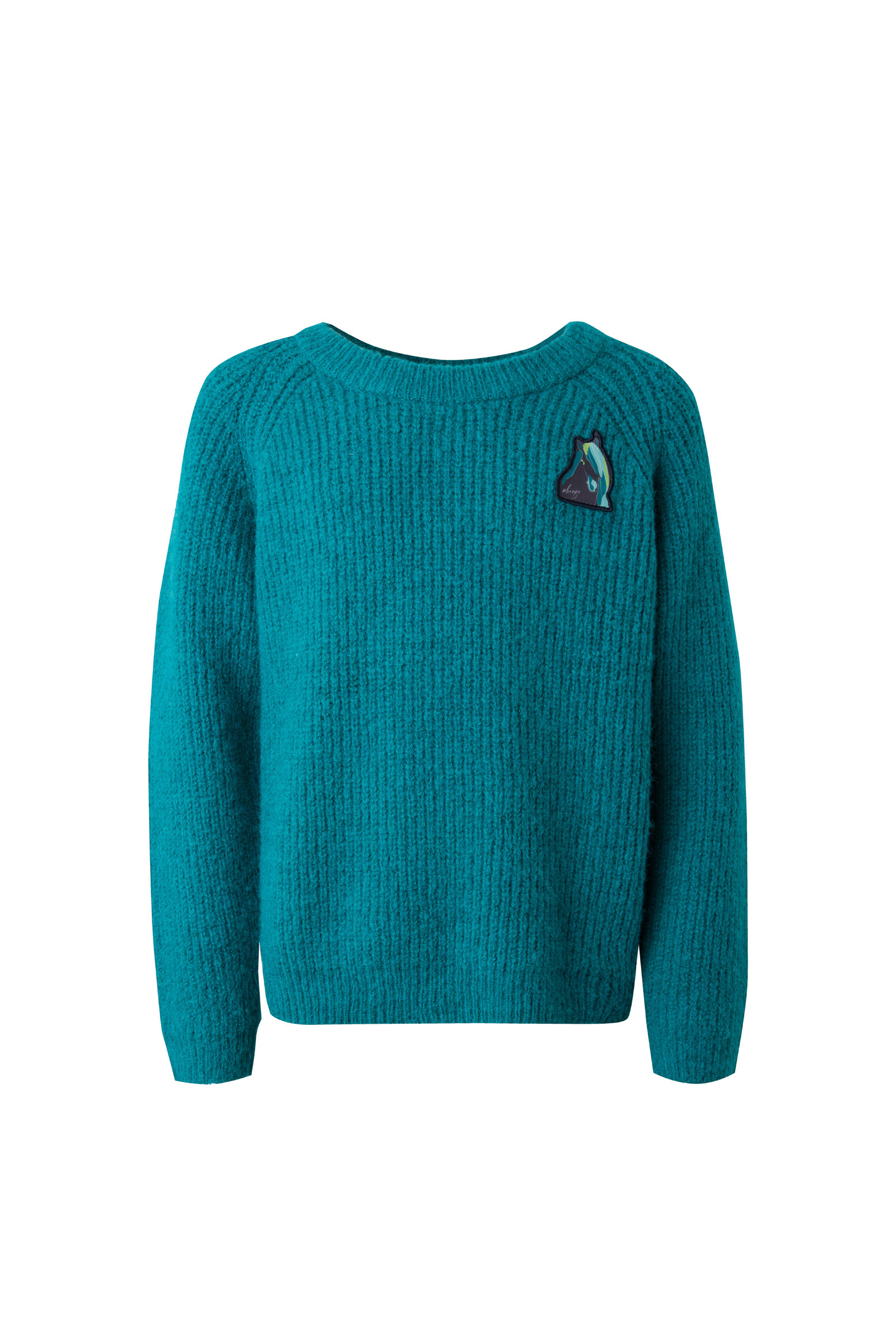 Green Blue Slate Pull tricoté Horze Dorina, enfant
