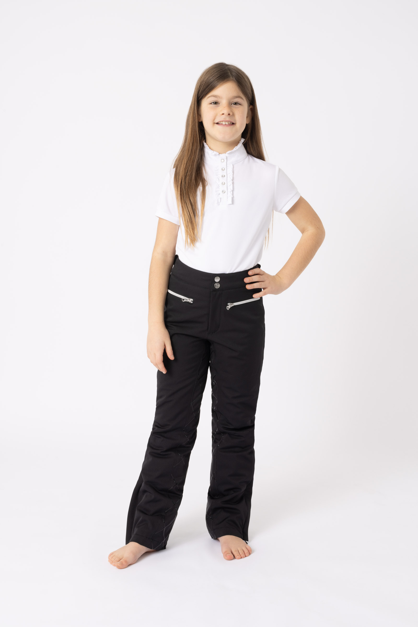 Pantalon d'équitation matelassée silicone Horze Adeline, enfants
