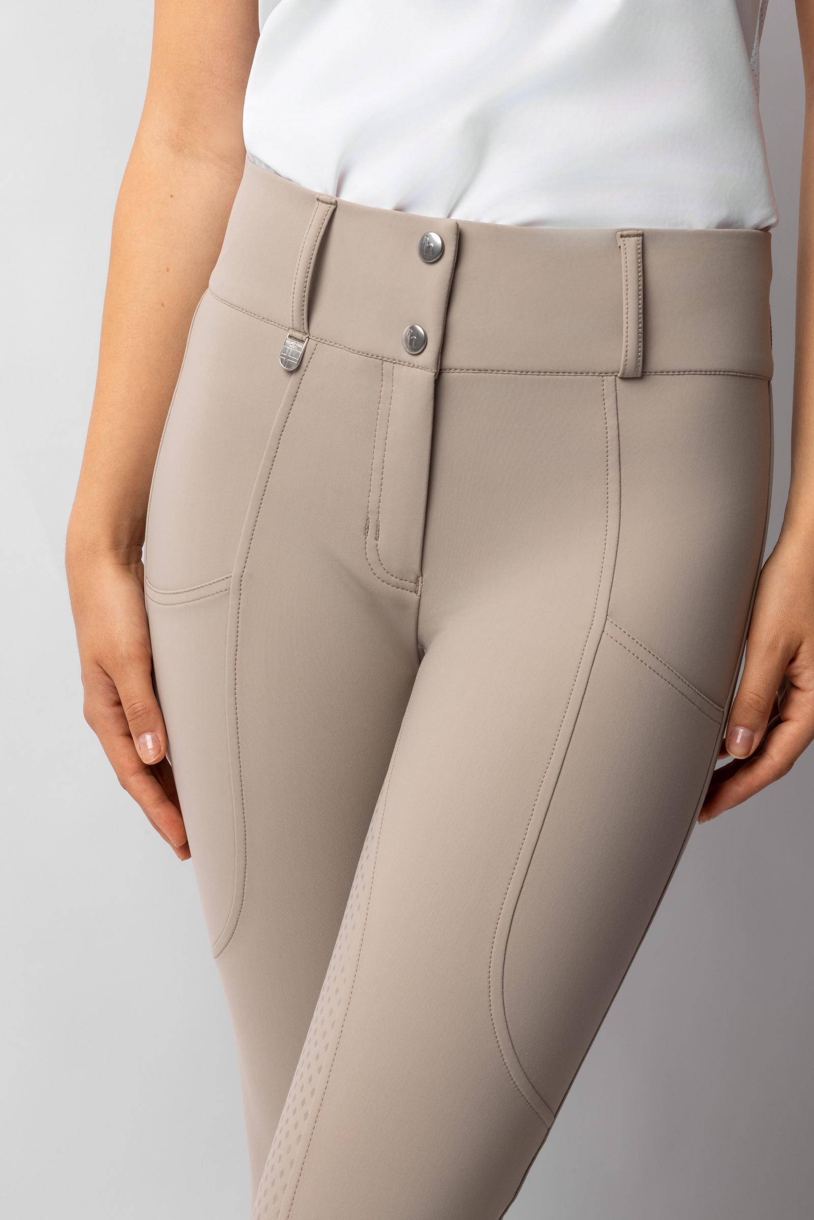 Horze Grand Prix Pro pantalon d&rsquo;&eacute;quitation femme full grip UPF 50+